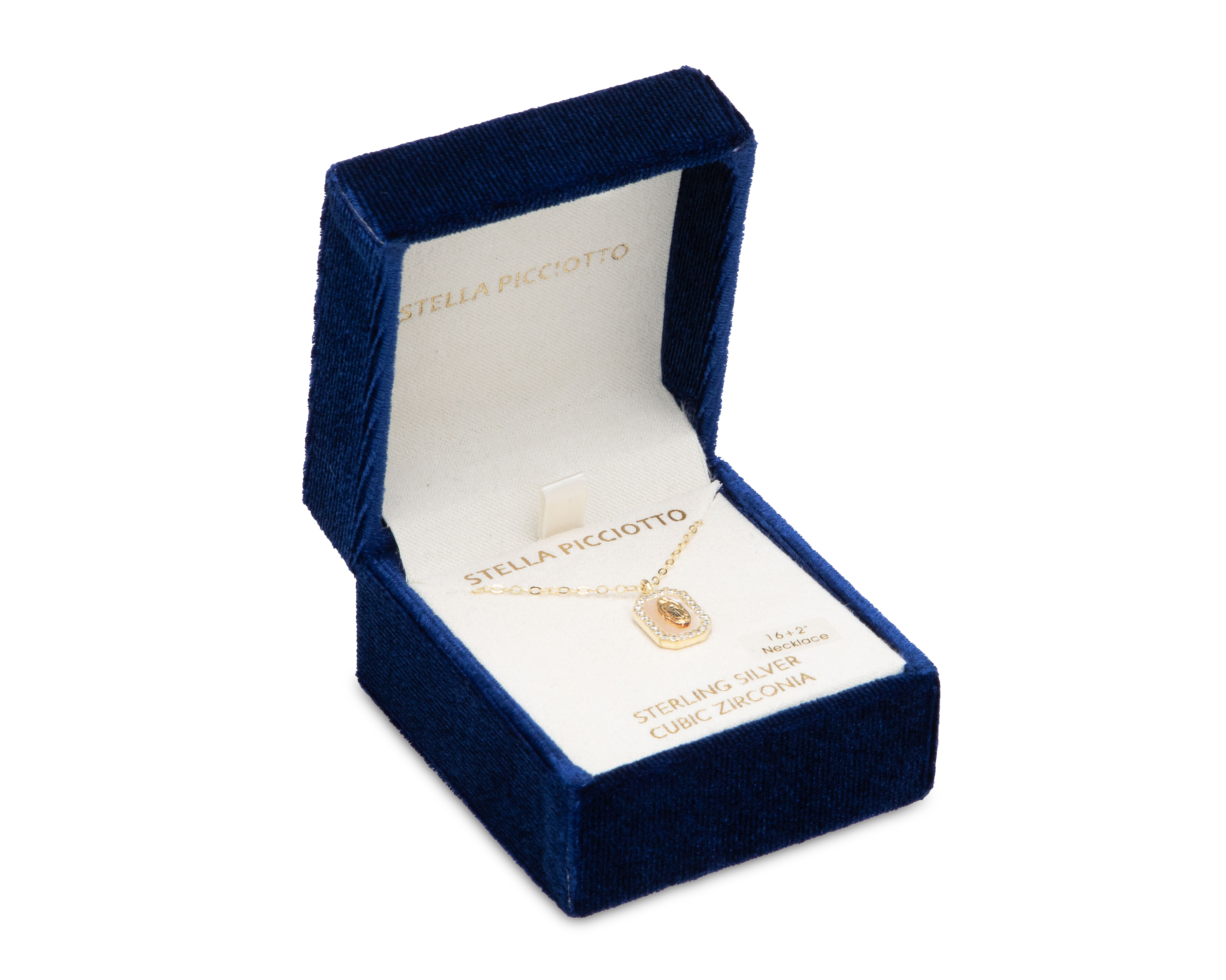 Foto 6 pulgar | Foto 5 | Collar de Plata con Chapa de Oro Stella Picciotto