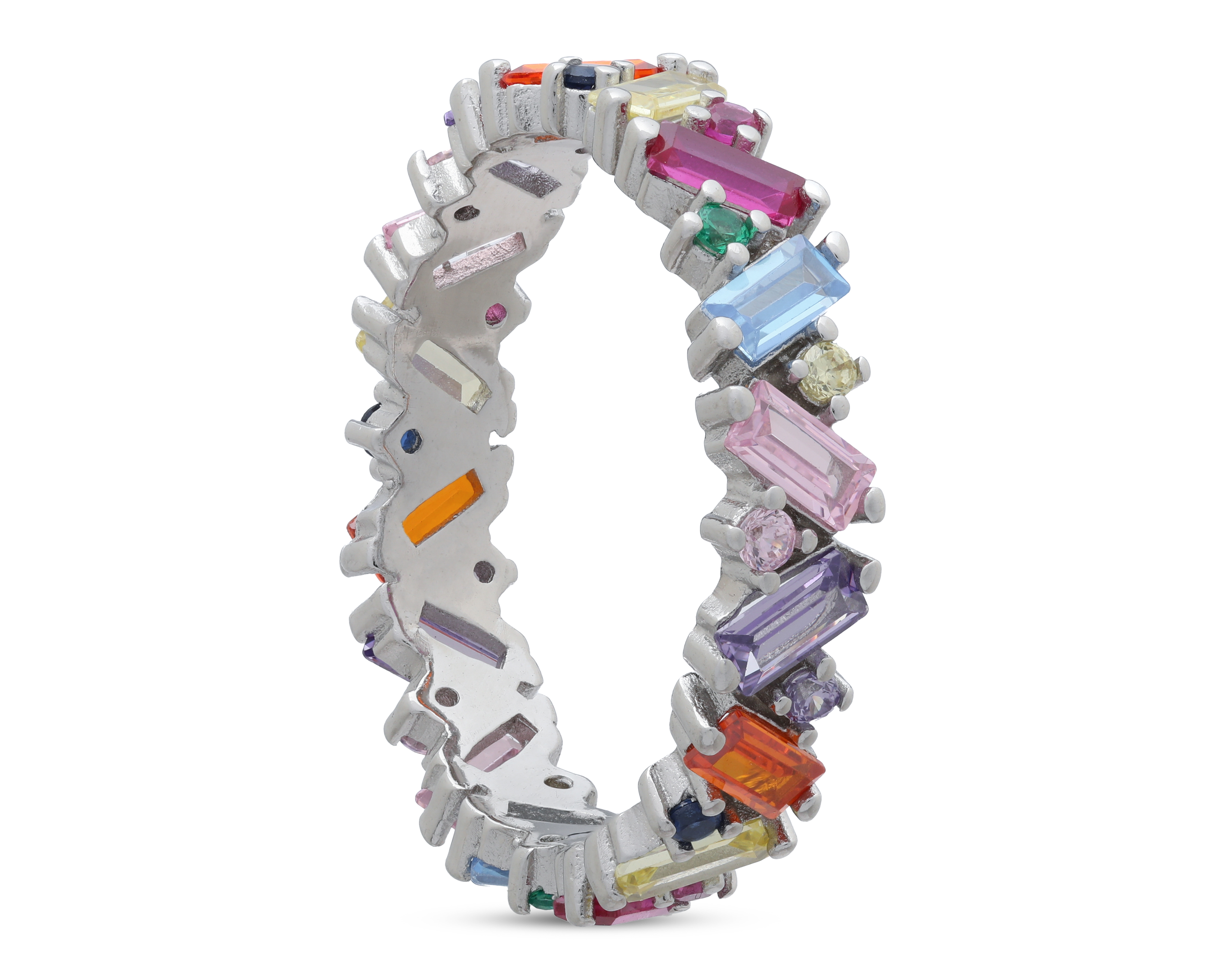 Foto 2 pulgar | Foto 1 | Anillo de Plata Sahara Talla 8 - 8.5