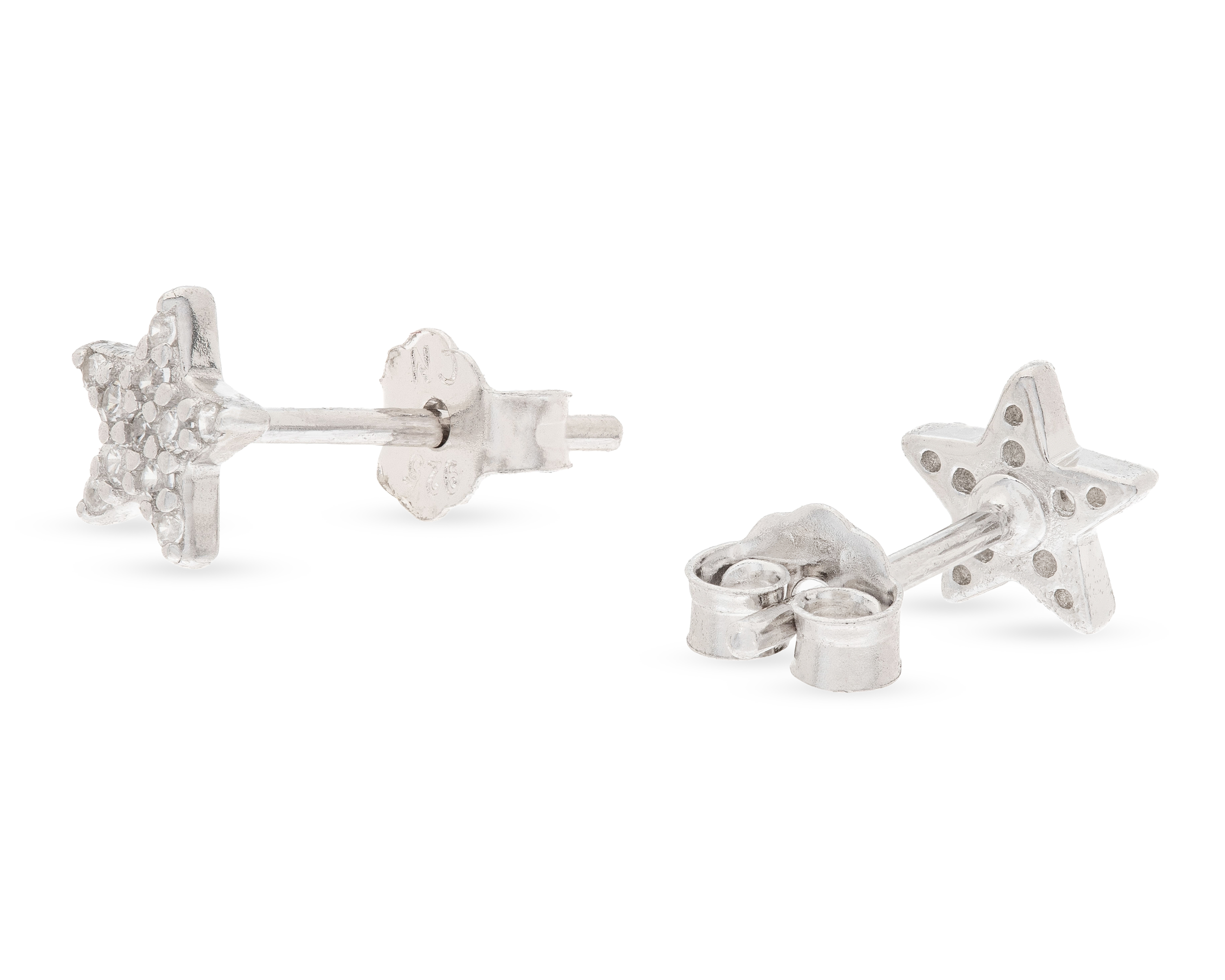 Foto 3 | Foto 3 | Aretes Luna Corazón y Estrella de Plata