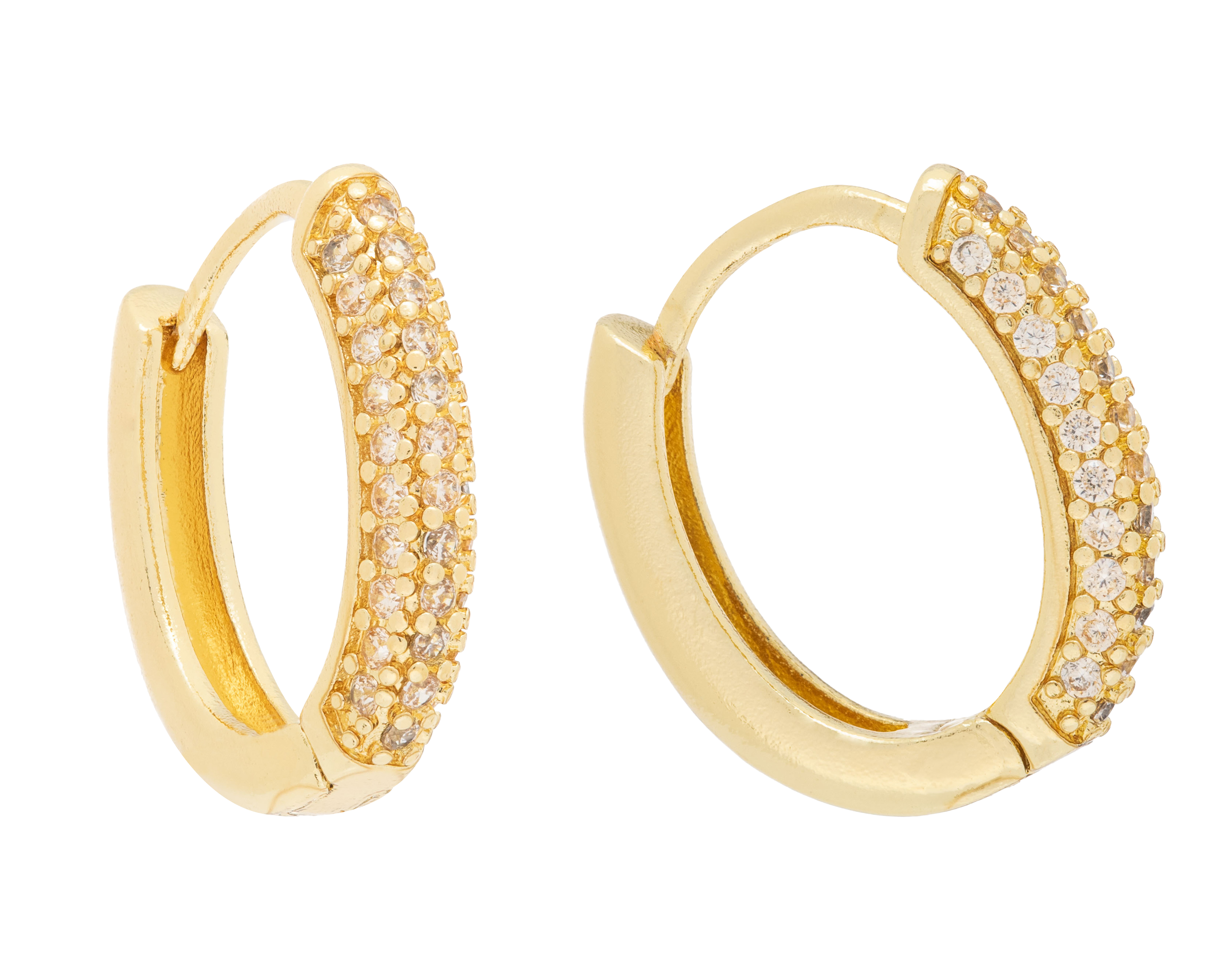 Foto 1 | Foto 1 | Aretes Chapa de Oro 18k NK