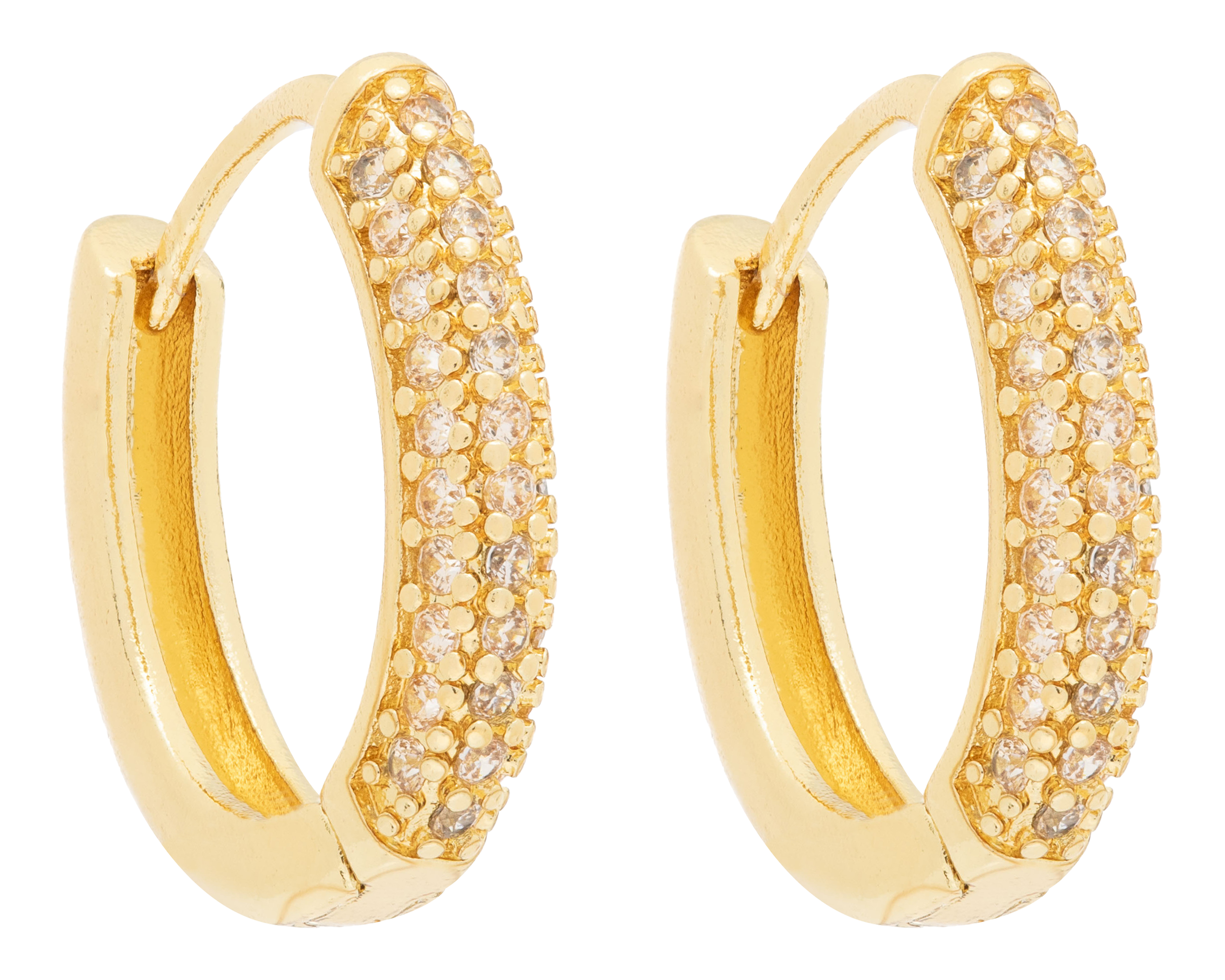 Foto 2 | Foto 2 | Aretes Chapa de Oro 18k NK