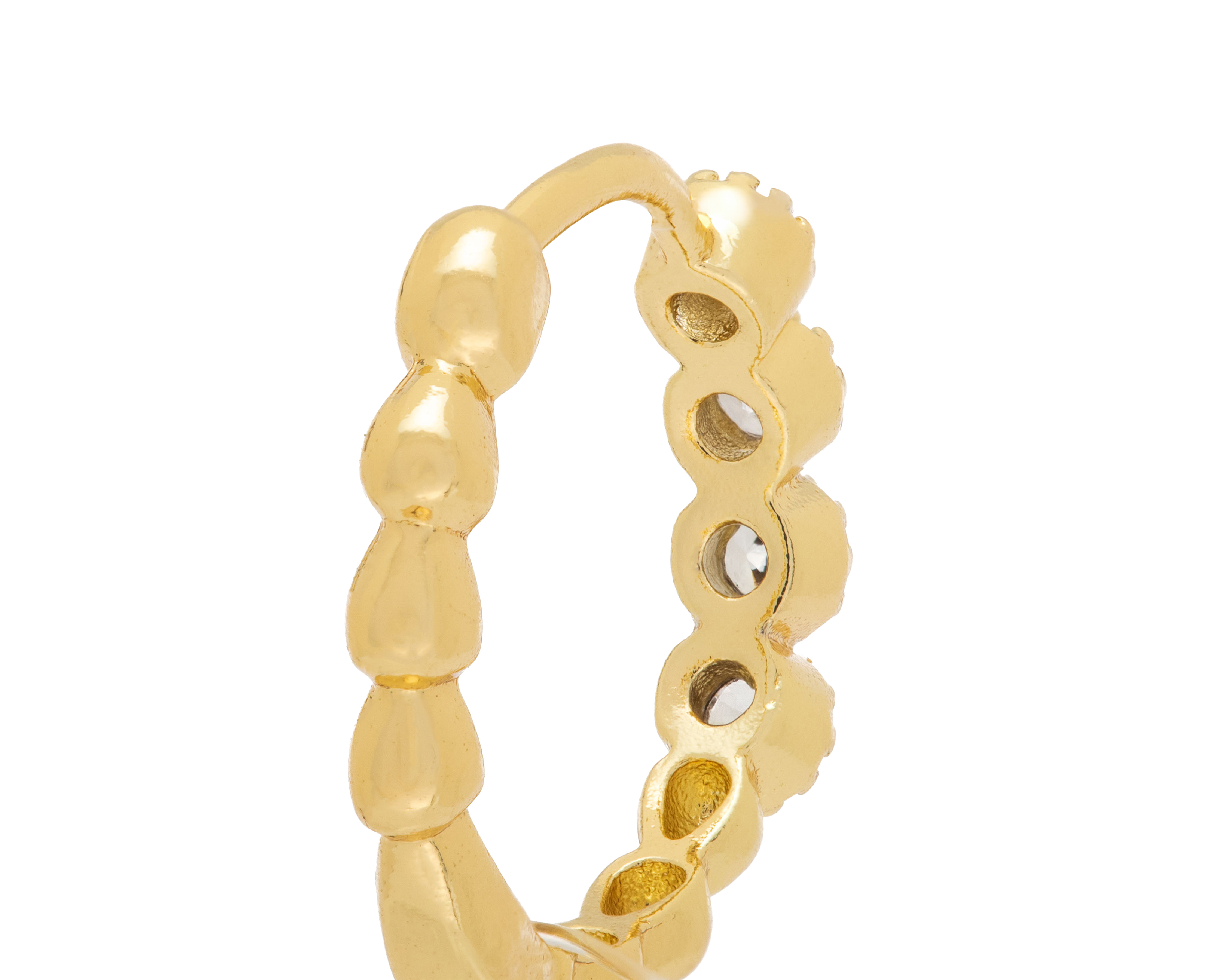 Foto 3 | Foto 3 | Arracadas Chapa de Oro 18k NK