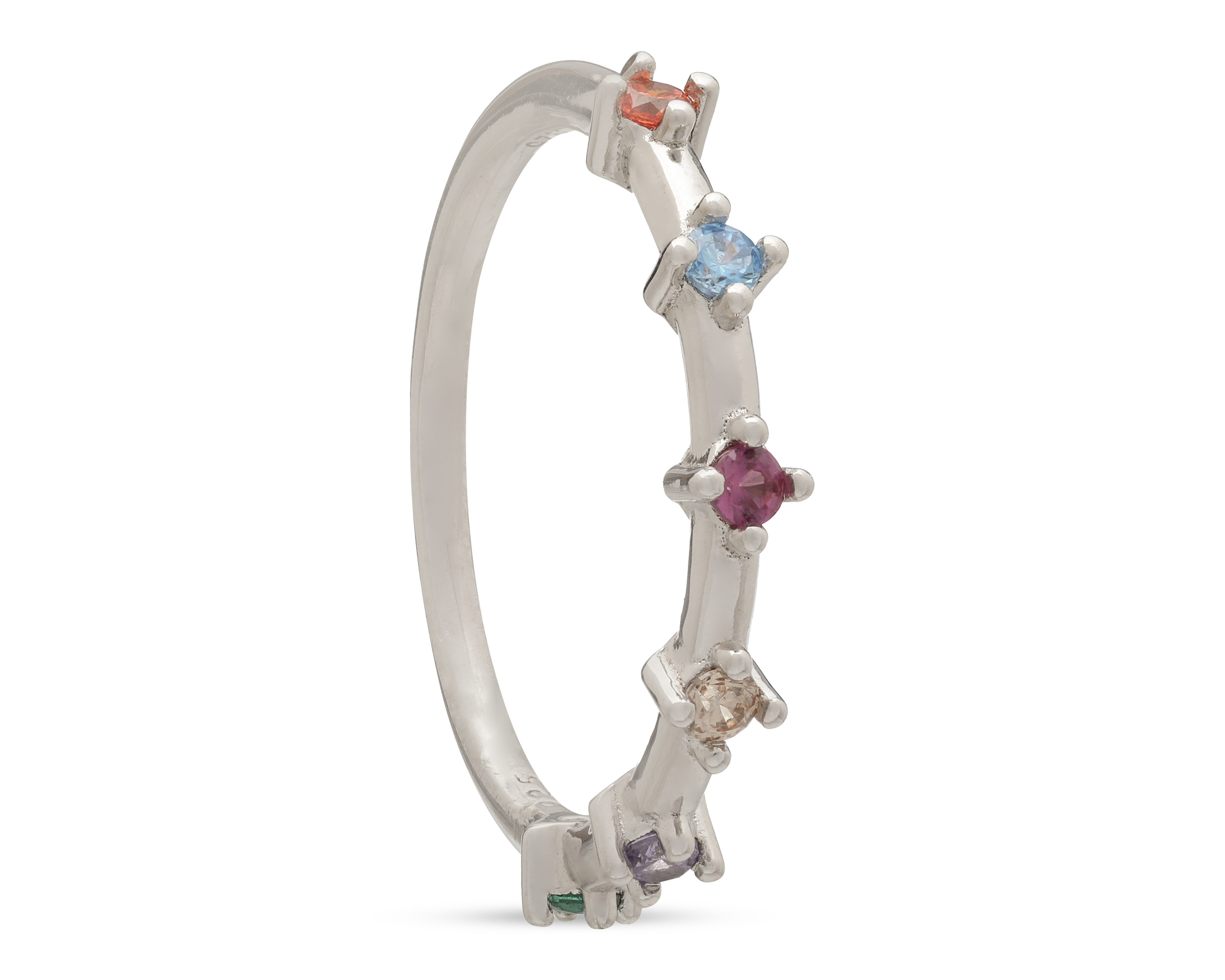 Foto 2 pulgar | Foto 1 | Anillo de Plata Sahara Talla 7