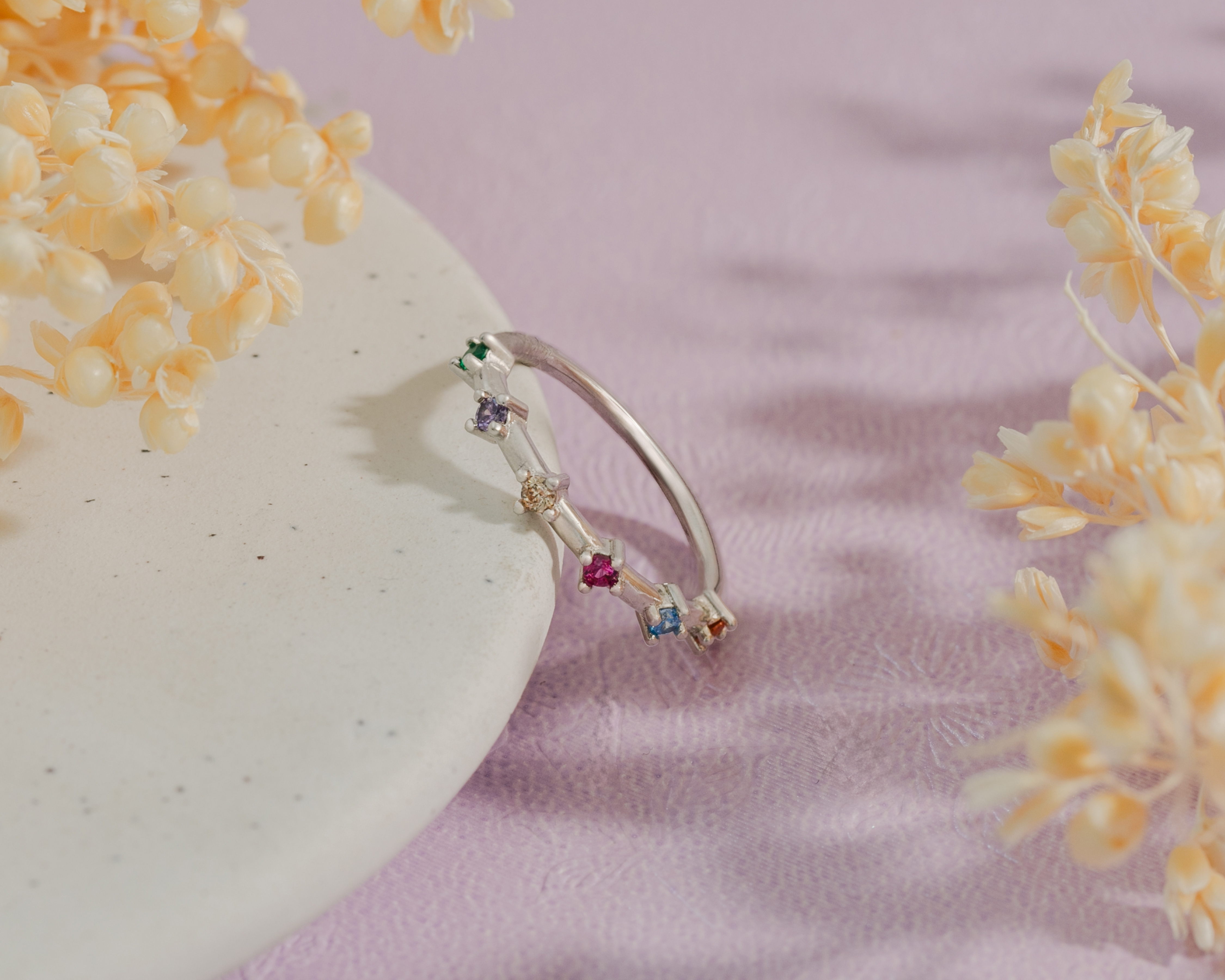 Foto 6 pulgar | Foto 5 | Anillo de Plata Sahara Talla 7