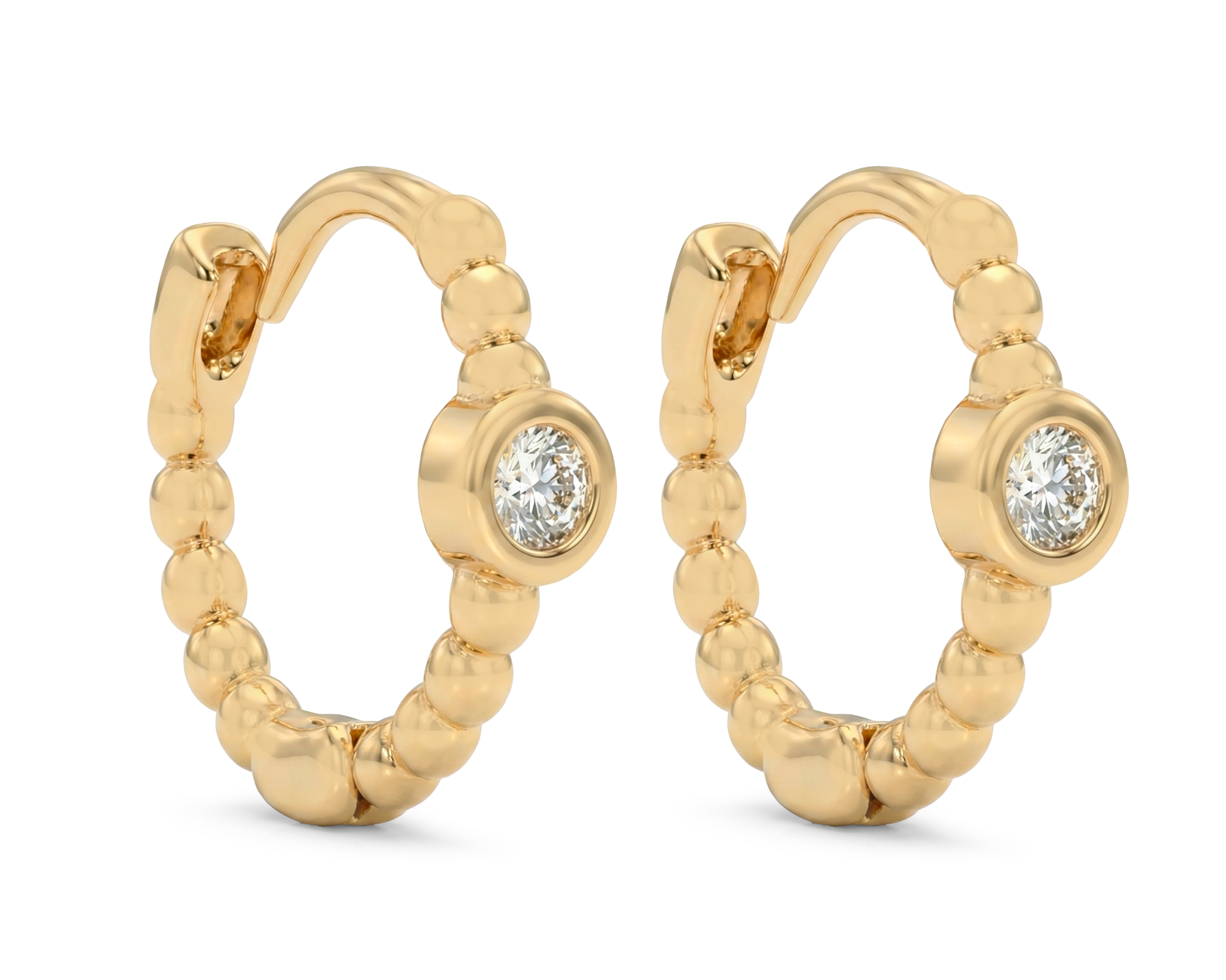 Foto 2 | Foto 2 | Arracadas de Plata con Chapa de Oro 10K