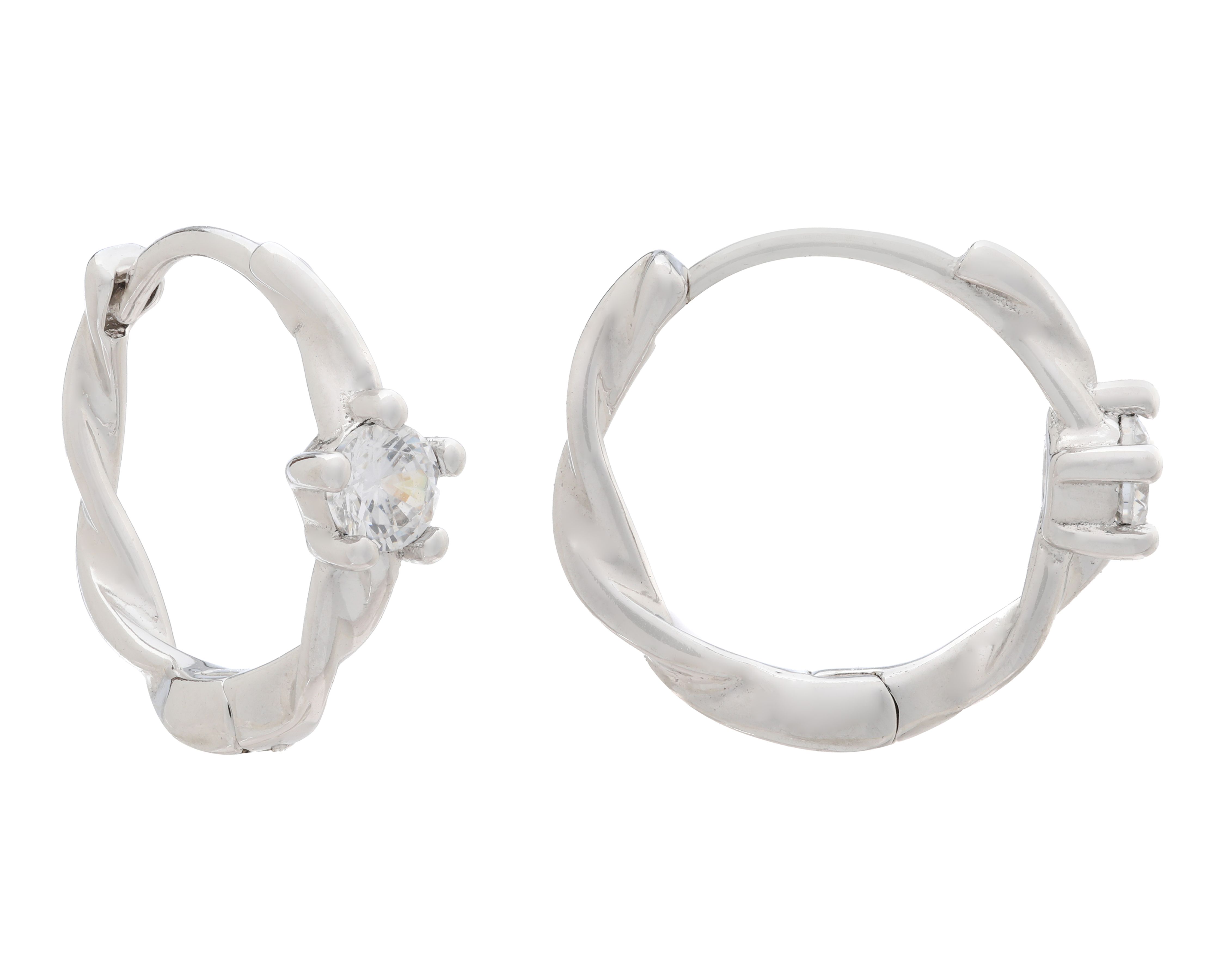 Foto 2 pulgar | Foto 1 | Aretes de Plata Sahara