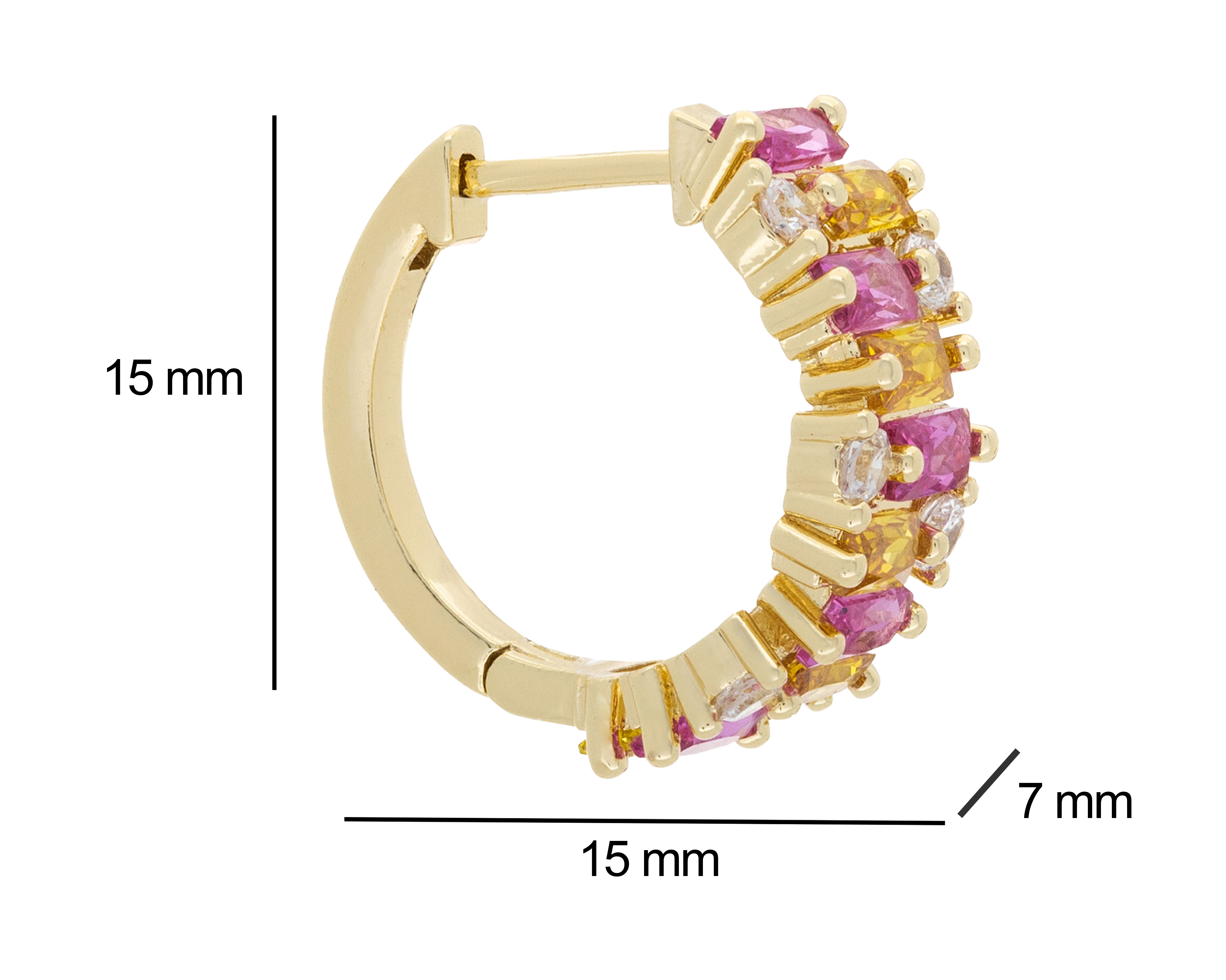 Foto 6 pulgar | Foto 5 | Arracadas Chapa de Oro By Adina Eden