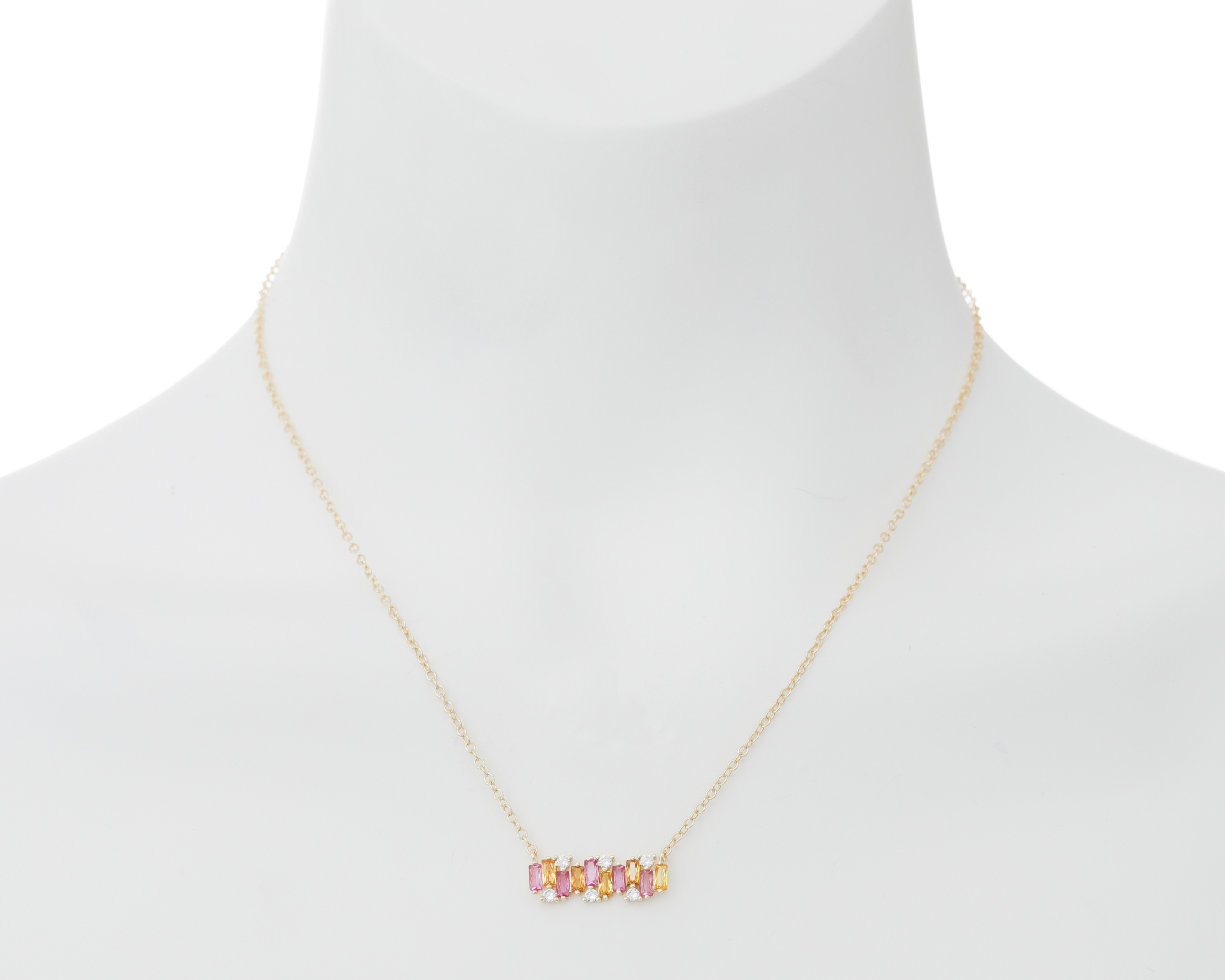 Foto 4 pulgar | Foto 3 | Collar Chapa de Oro By Adina Eden