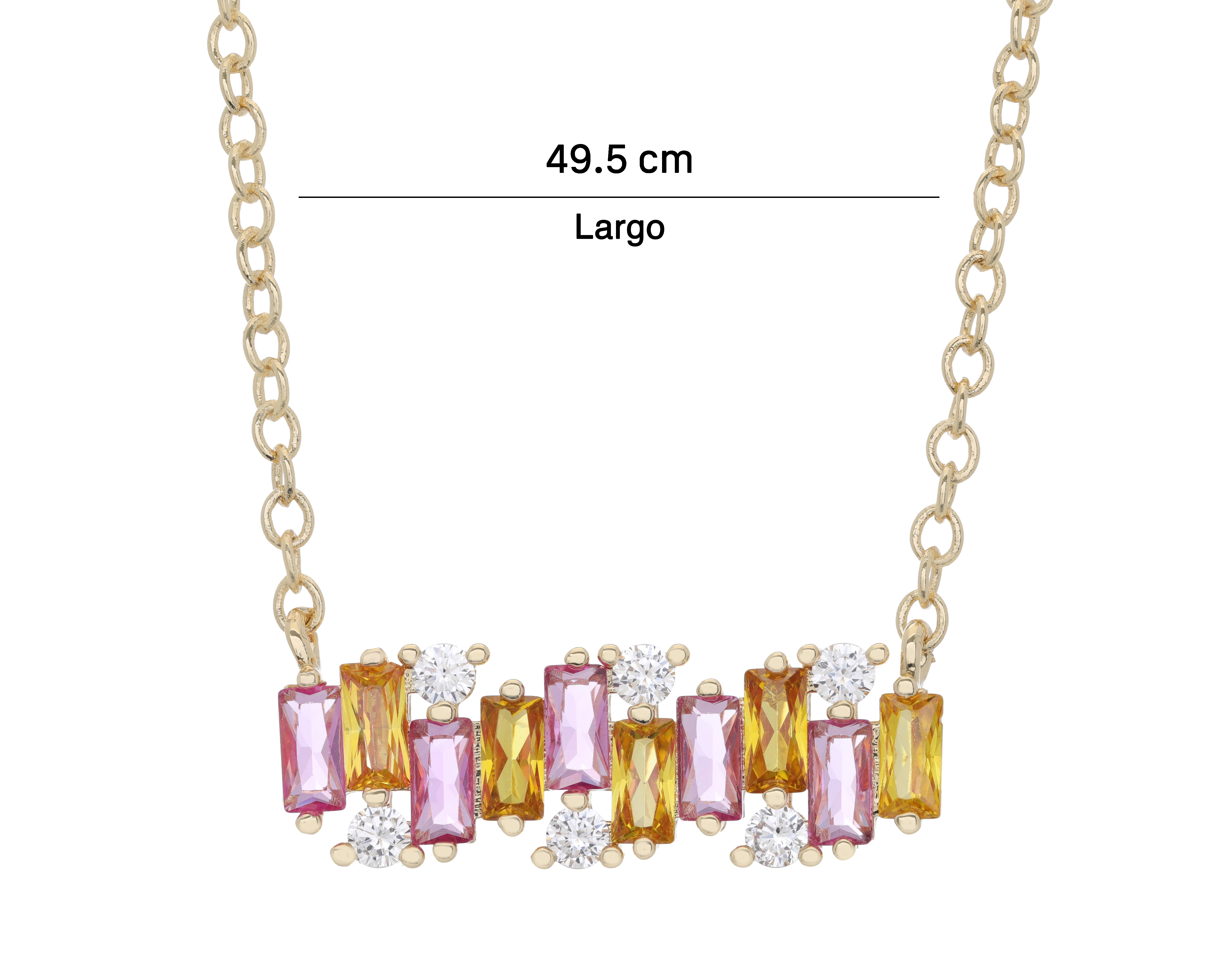 Foto 7 pulgar | Foto 6 | Collar Chapa de Oro By Adina Eden