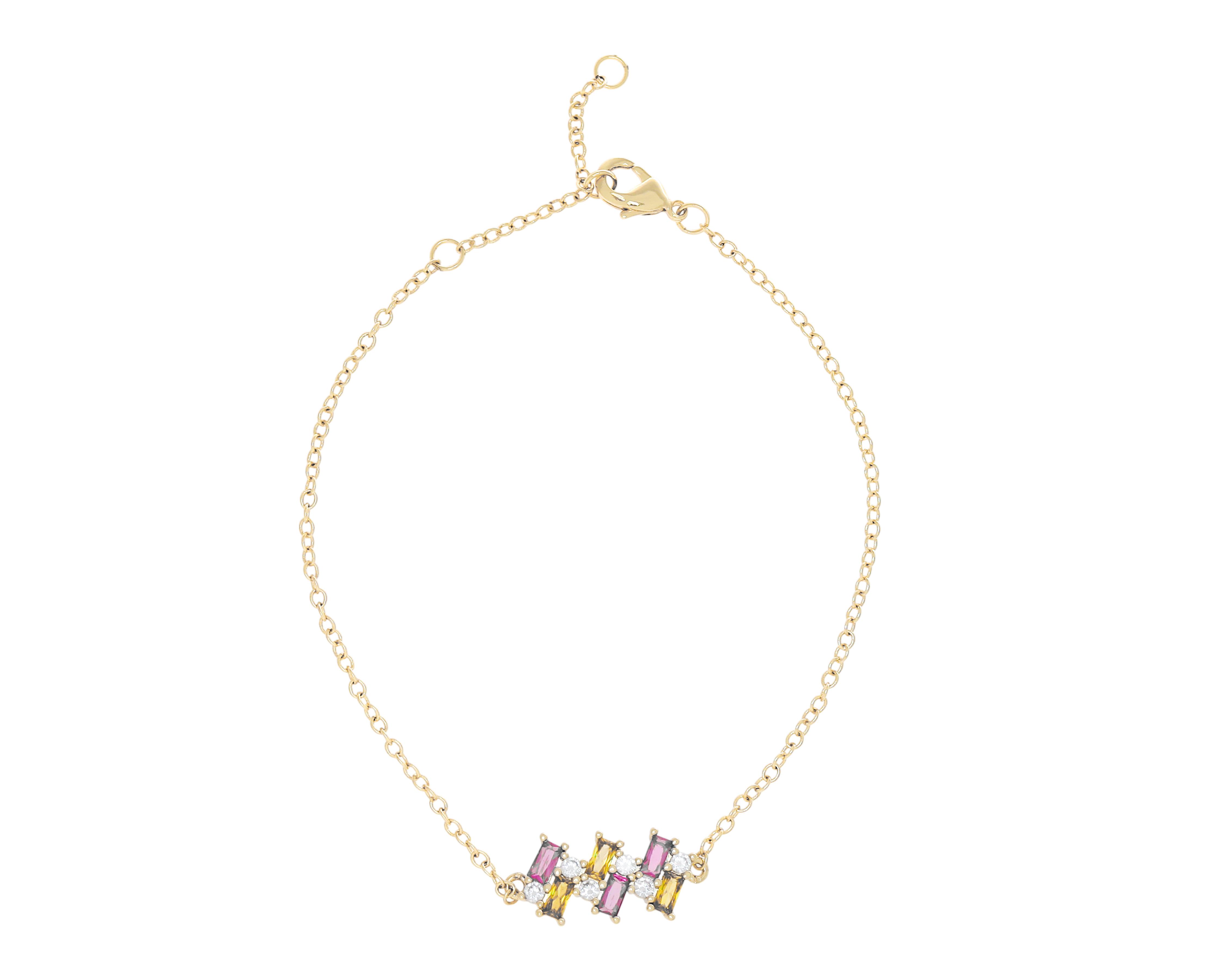 Pulsera Chapa de Oro 14K By Adina Eden