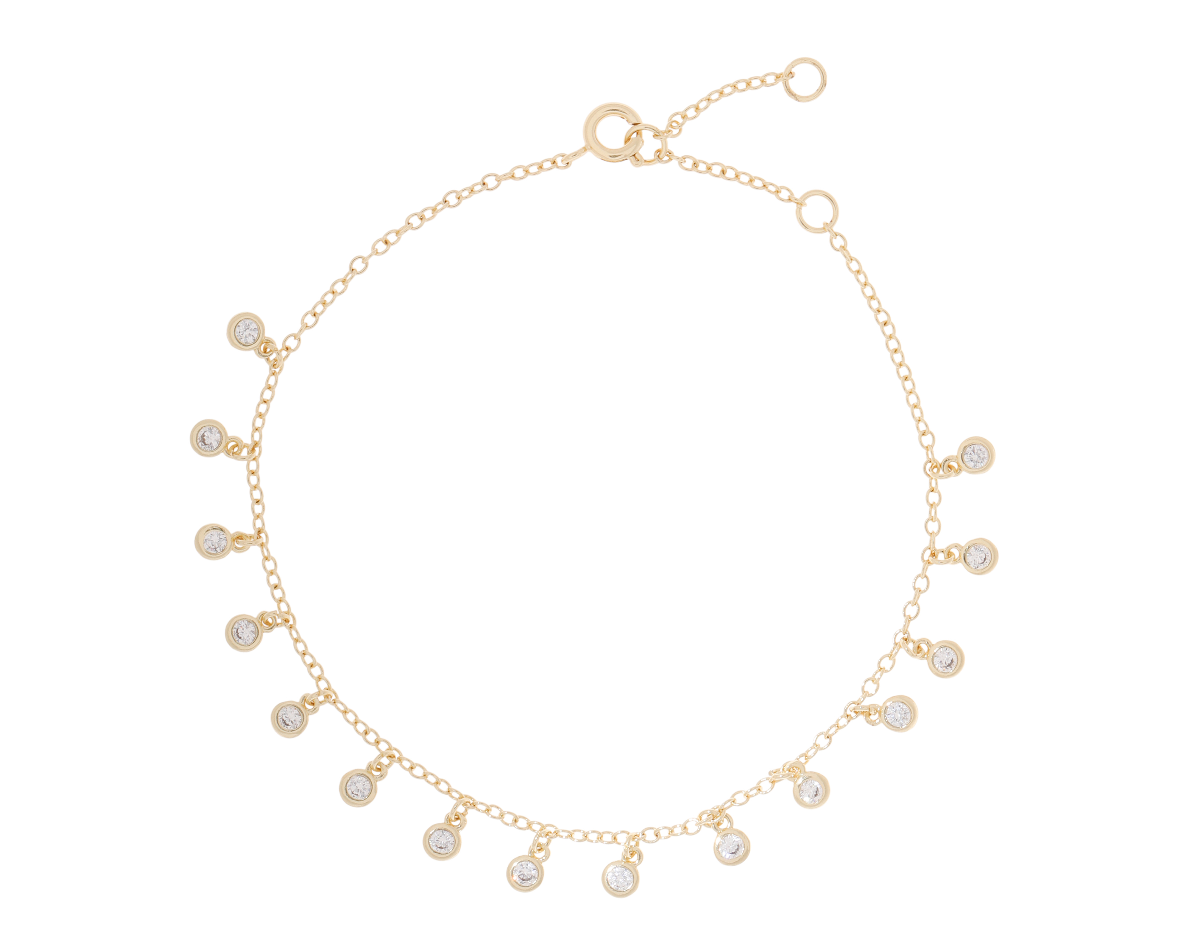 Pulsera Chapa de Oro 14k By Adina Eden