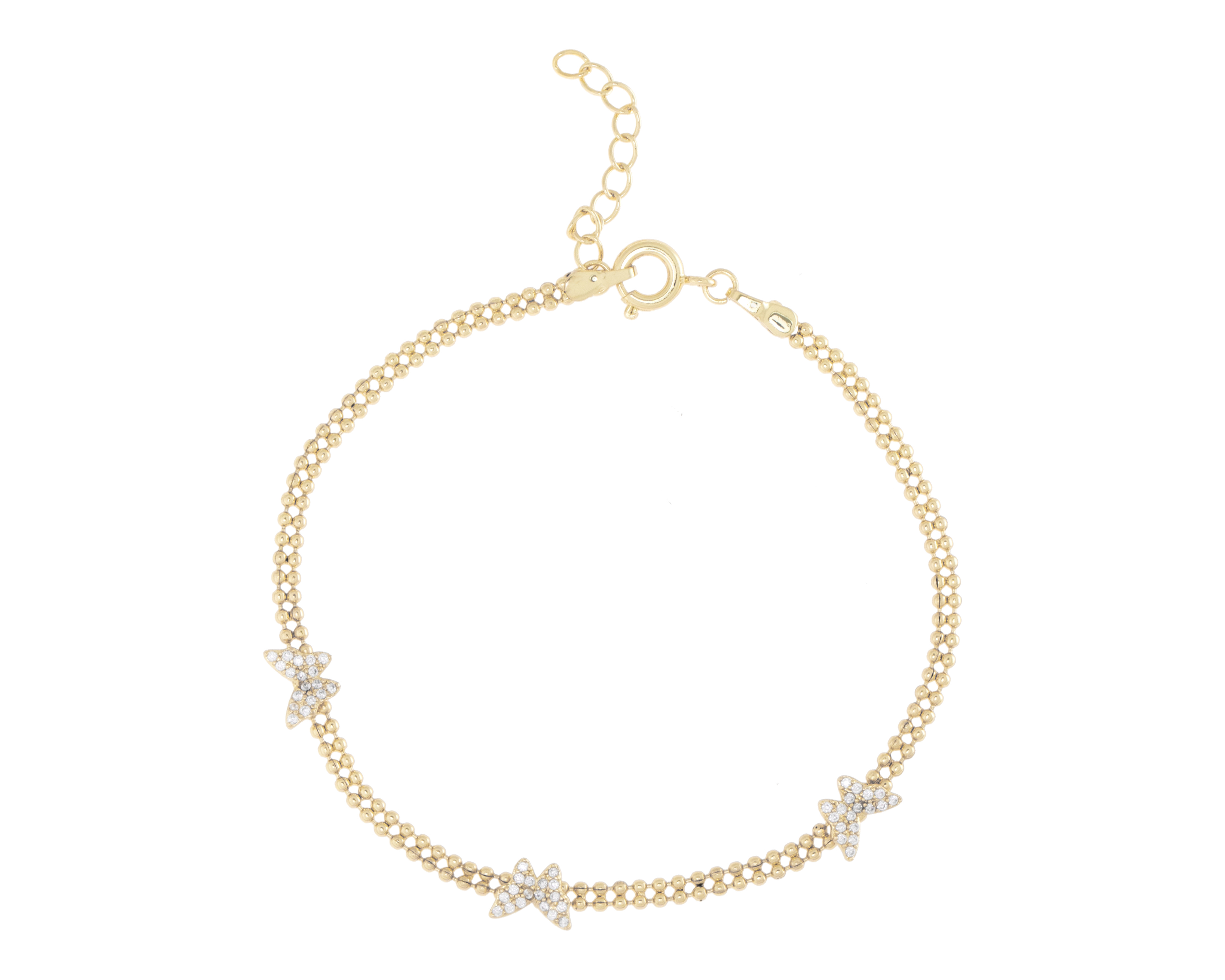 Pulsera Chapa de Oro 14K By Adina Eden