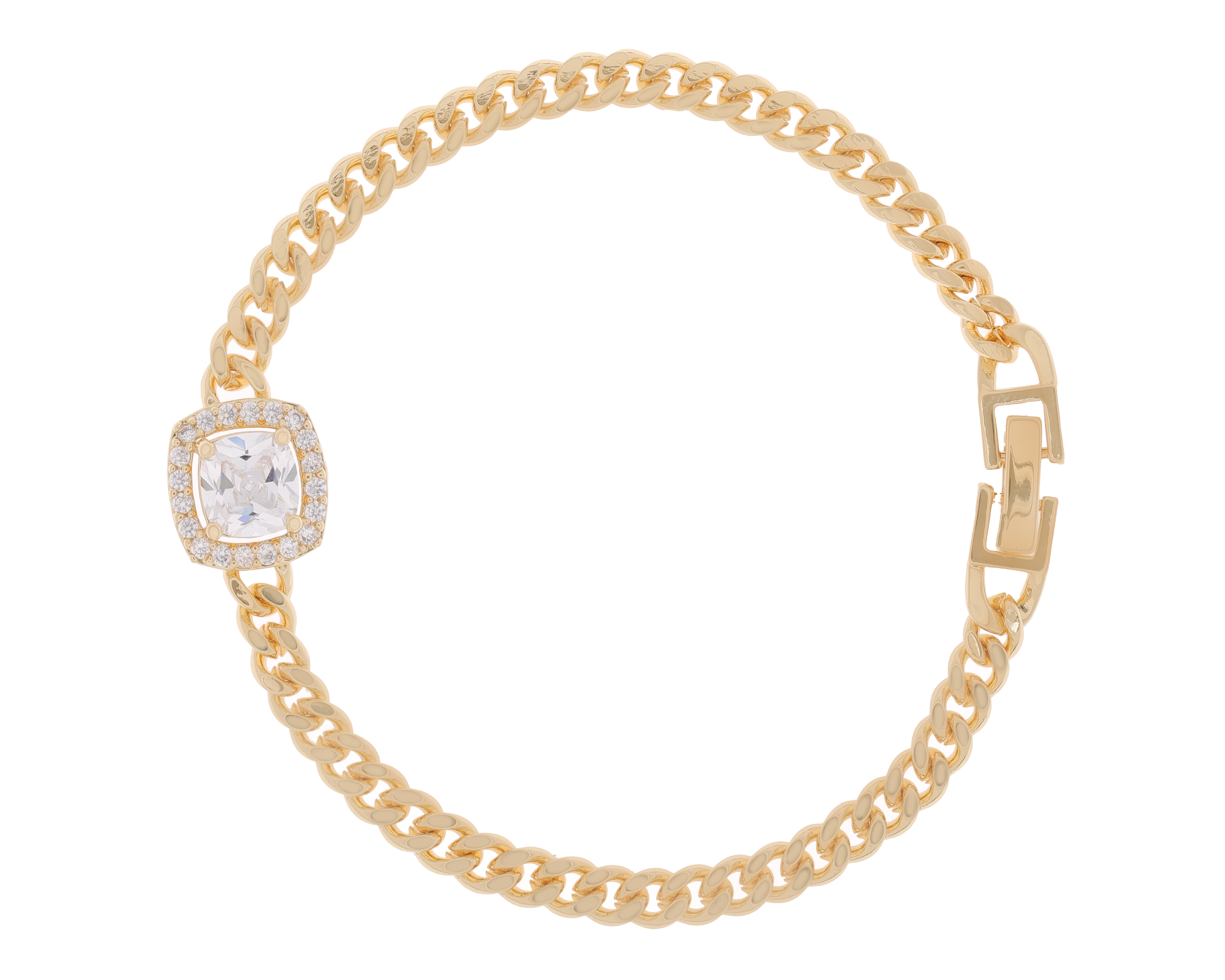 Pulsera Chapa de Oro Steeltime