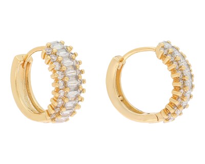 Foto 1 | Foto 1 | Aretes Chapa de Oro Steeltime
