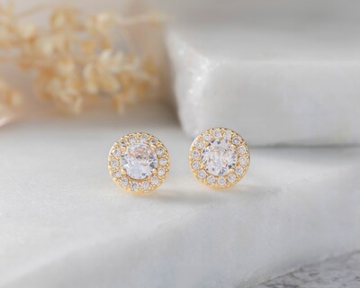 Foto 4 | Foto 5 | Aretes de Chapa de Oro de 18K Girondela