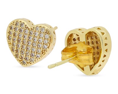 Foto 2 | Foto 2 | Aretes Chapa de Oro Steeltime