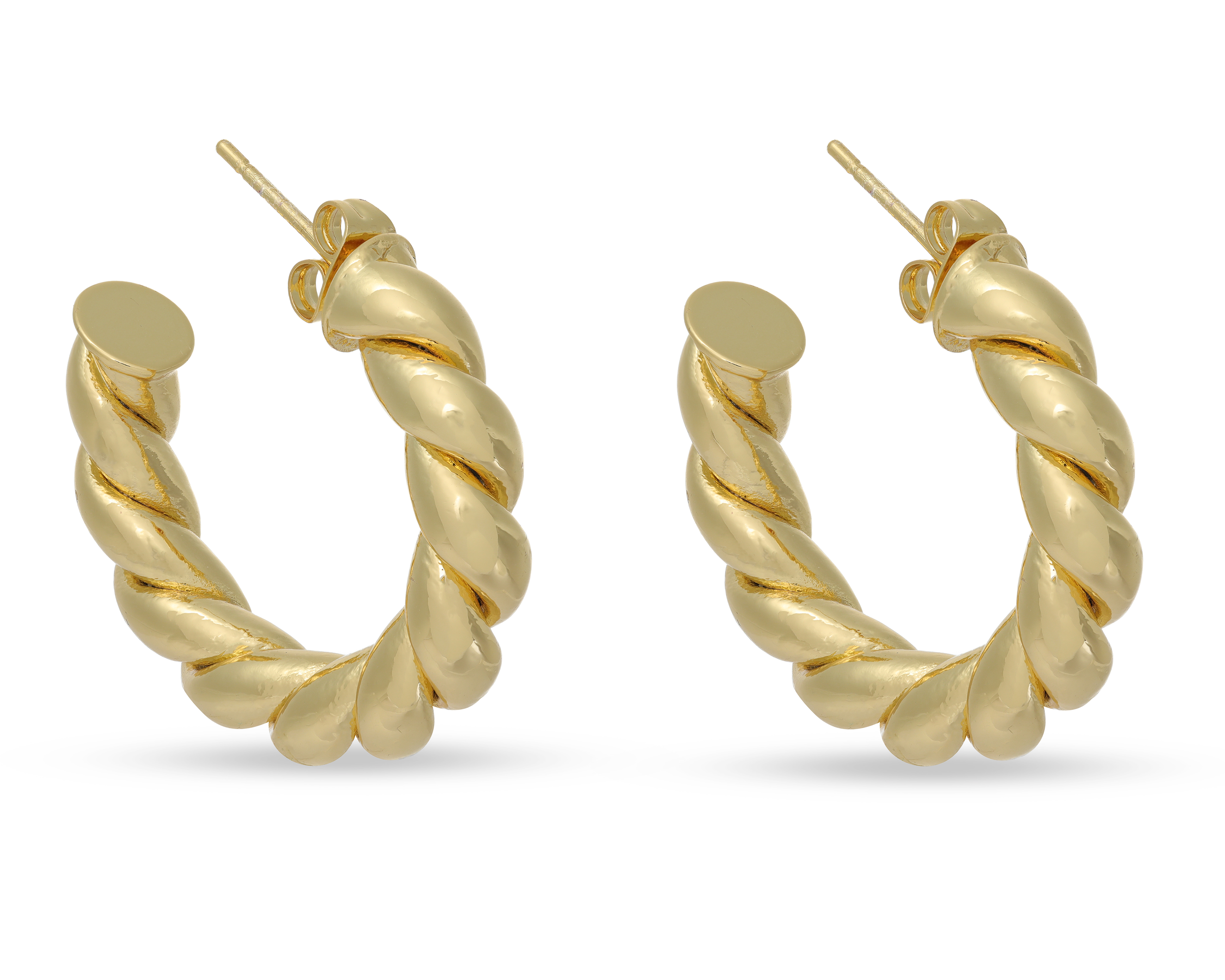 Foto 2 | Foto 2 | Arracadas Chapa de Oro 14k Allu Jewelry