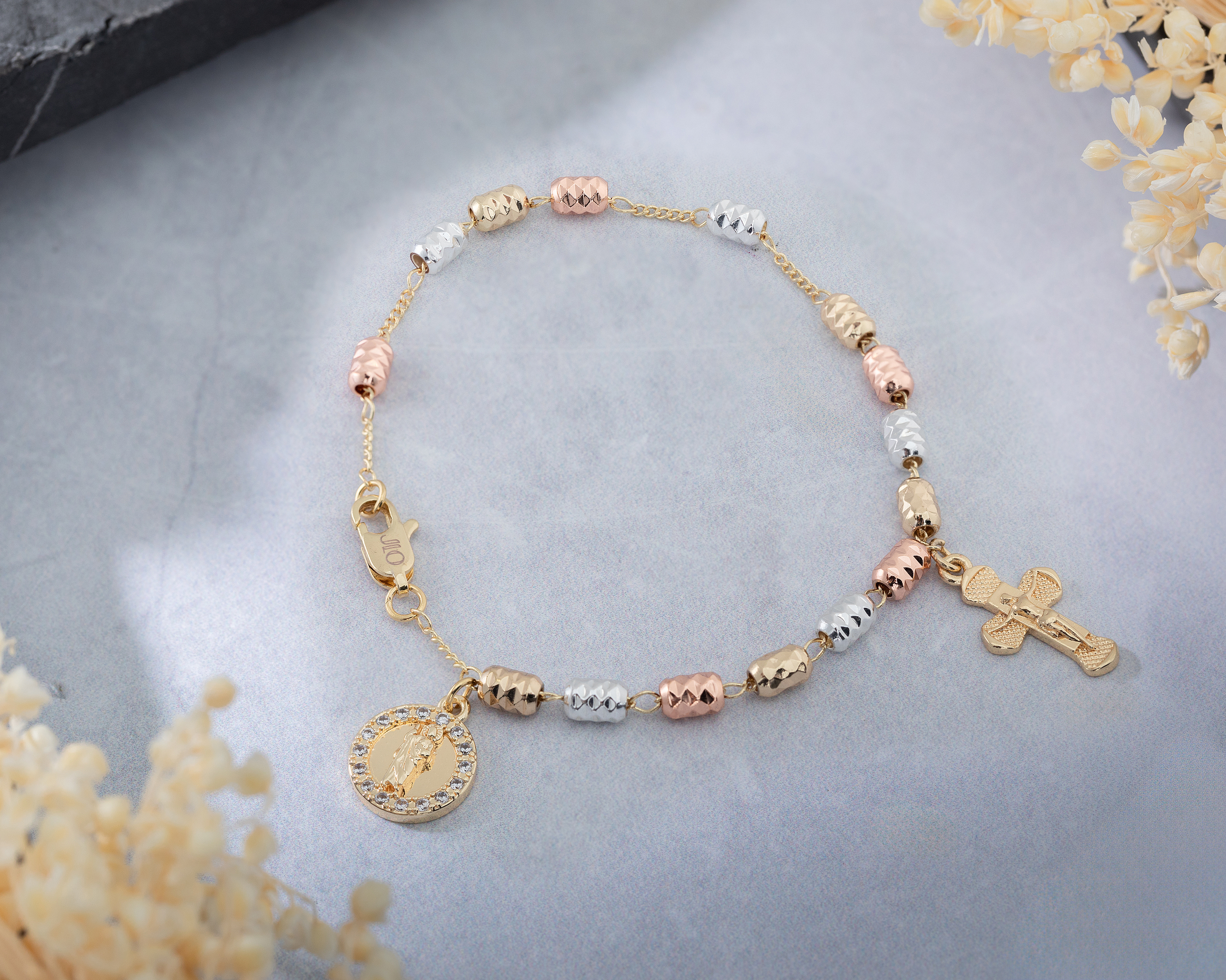 Foto 5 pulgar | Foto 4 | Pulsera Chapa de Oro Allu Jewerly