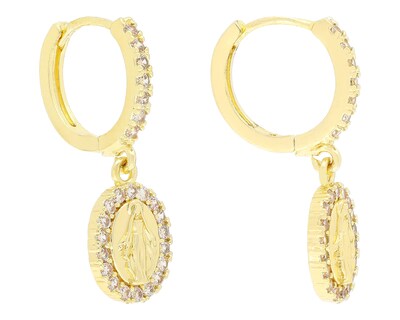 Foto 1 | Foto 1 | Aretes Chapa de Oro Steeltime