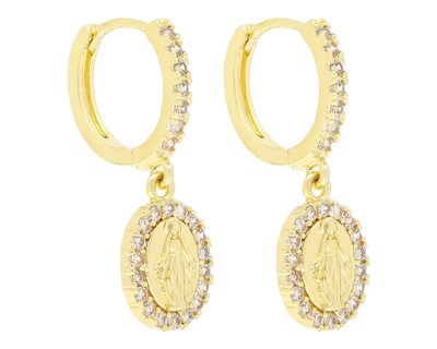 Foto 2 | Foto 2 | Aretes Chapa de Oro Steeltime