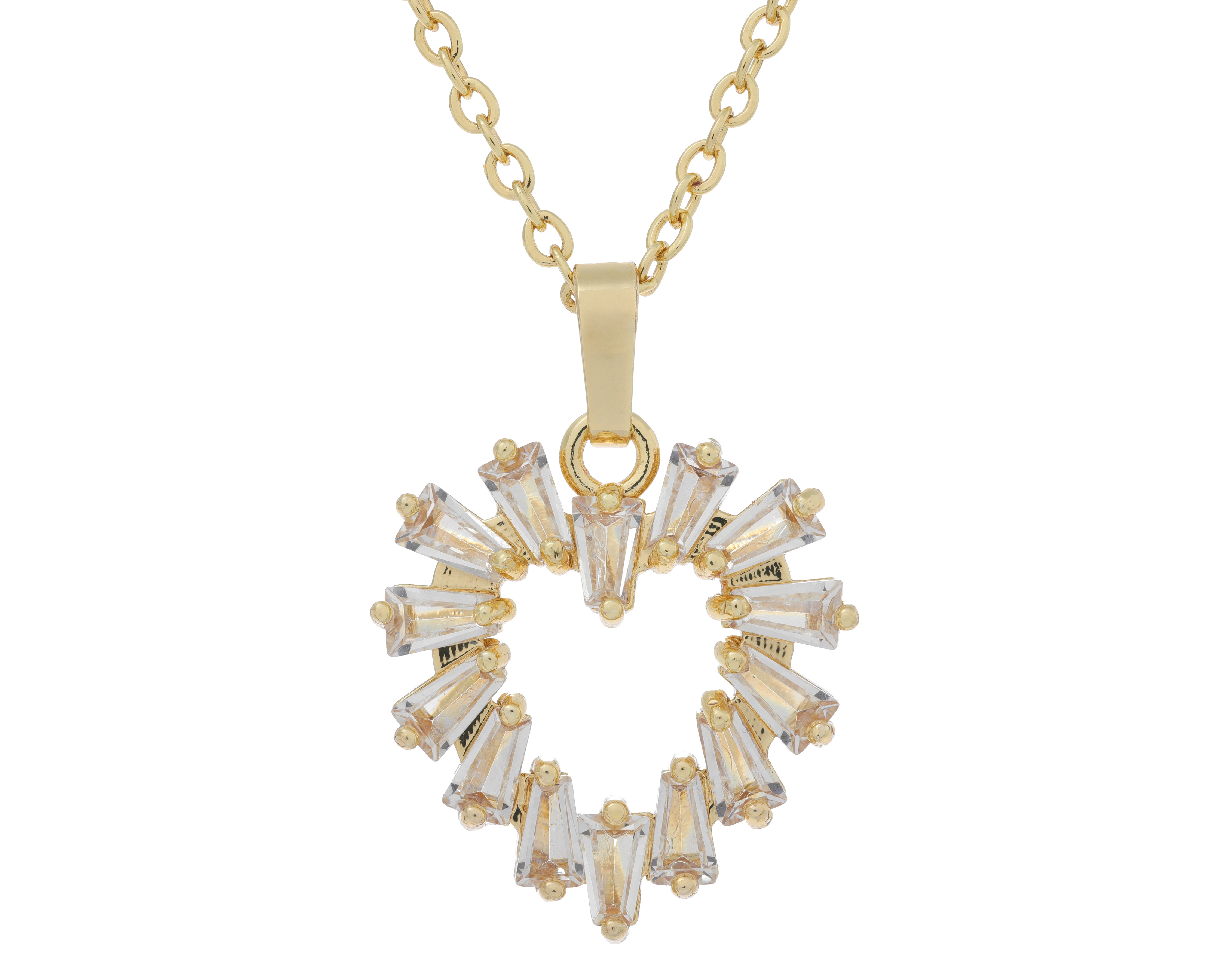 Collar Chapa de Oro Steeltime