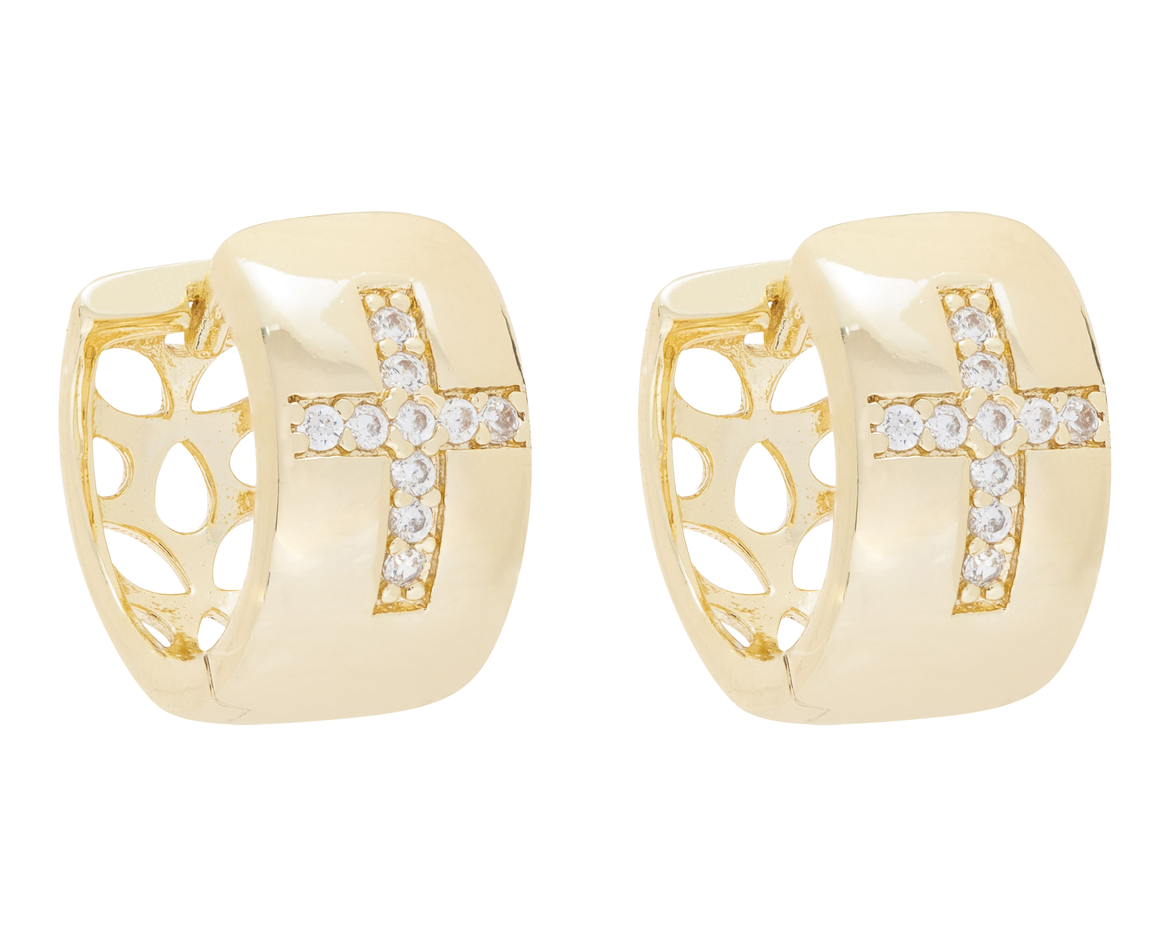 Foto 2 | Foto 2 | Aretes Chapa de Oro Allu Jewelry