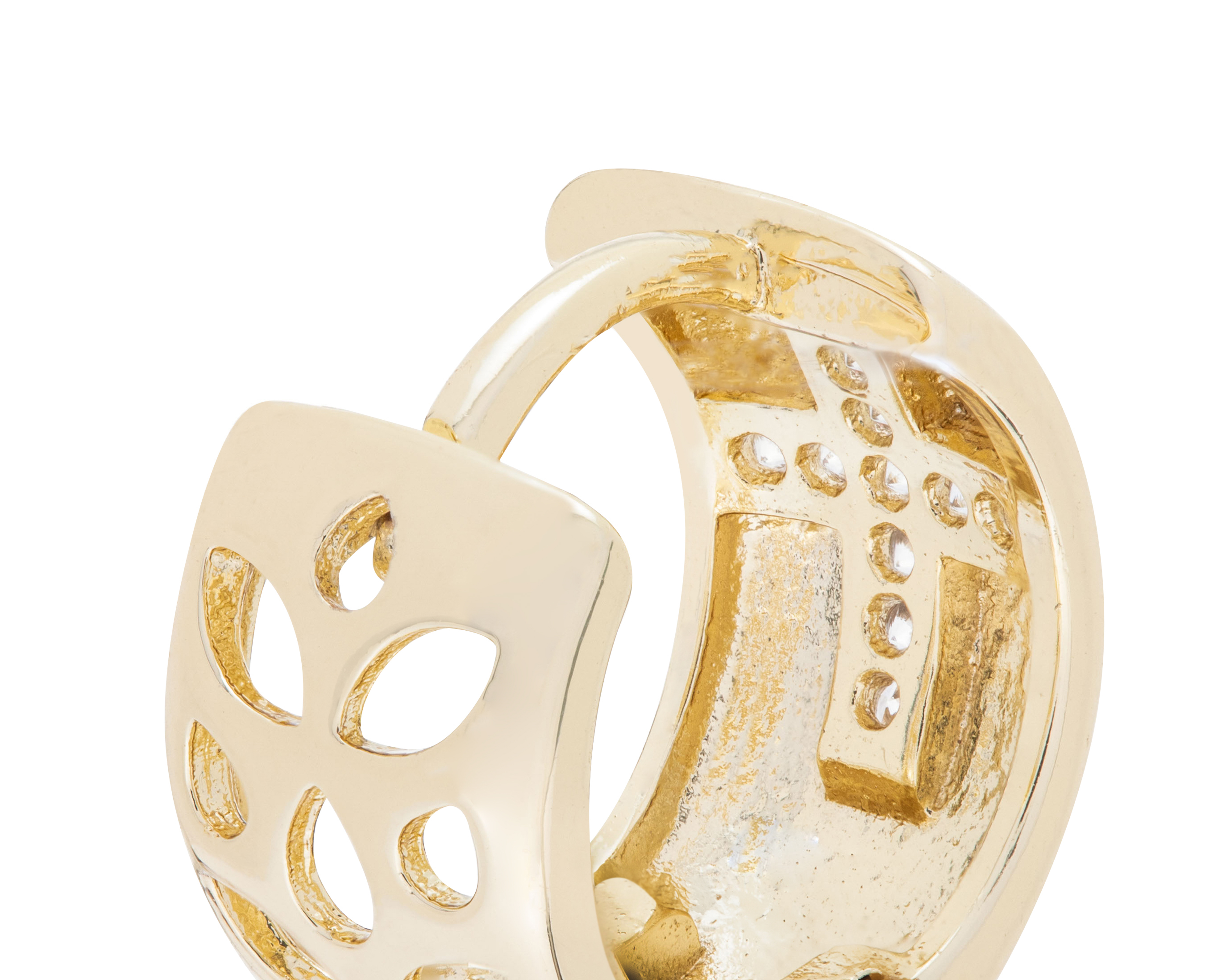 Foto 4 pulgar | Foto 3 | Aretes Chapa de Oro Allu Jewelry