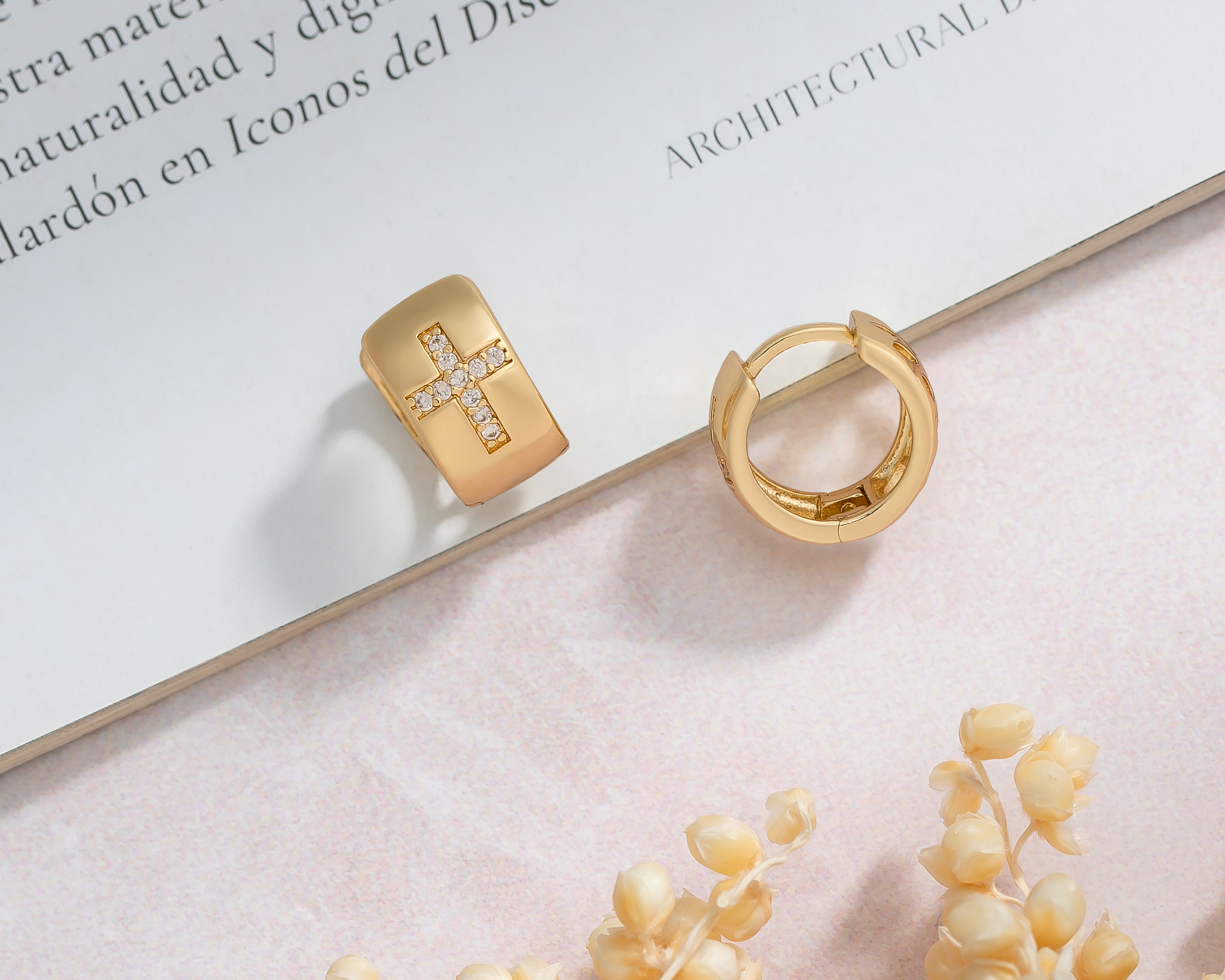 Foto 4 | Foto 4 | Aretes Chapa de Oro Allu Jewelry