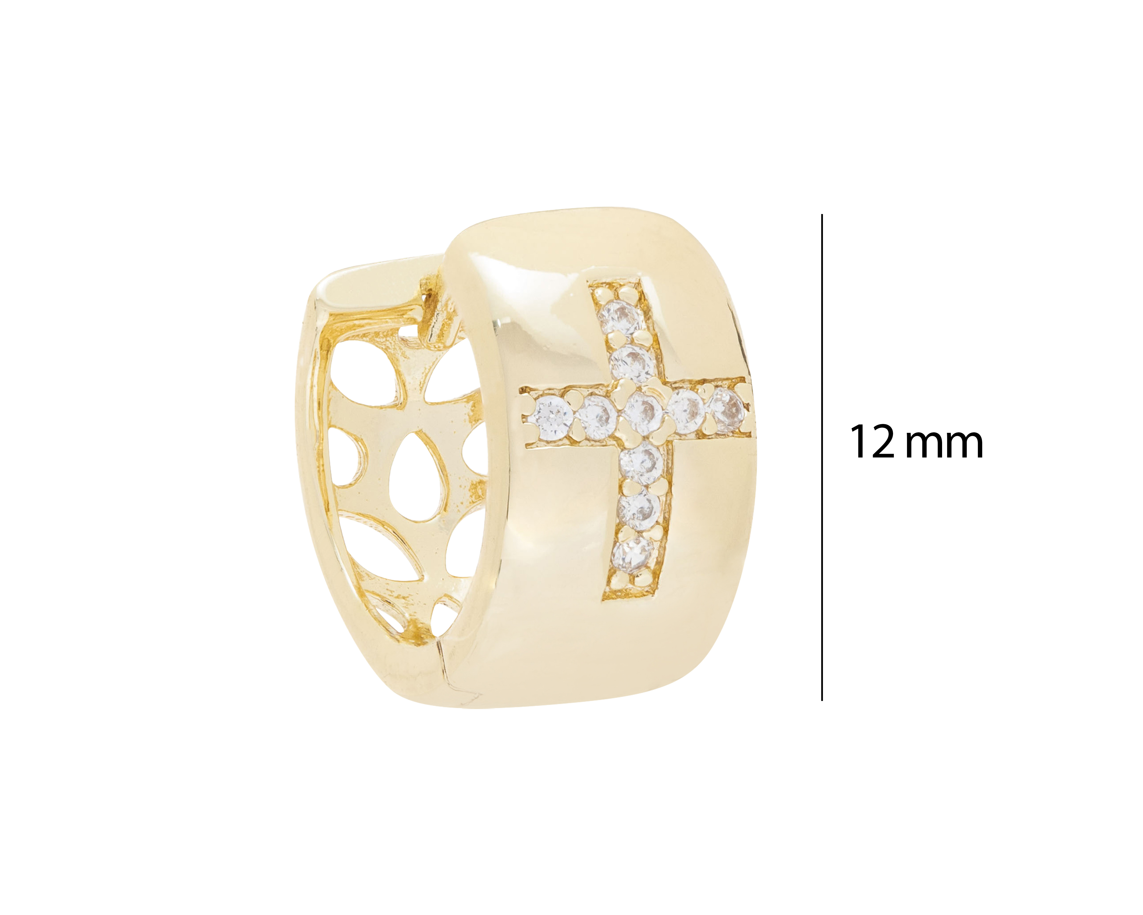 Foto 5 | Foto 5 | Aretes Chapa de Oro Allu Jewelry