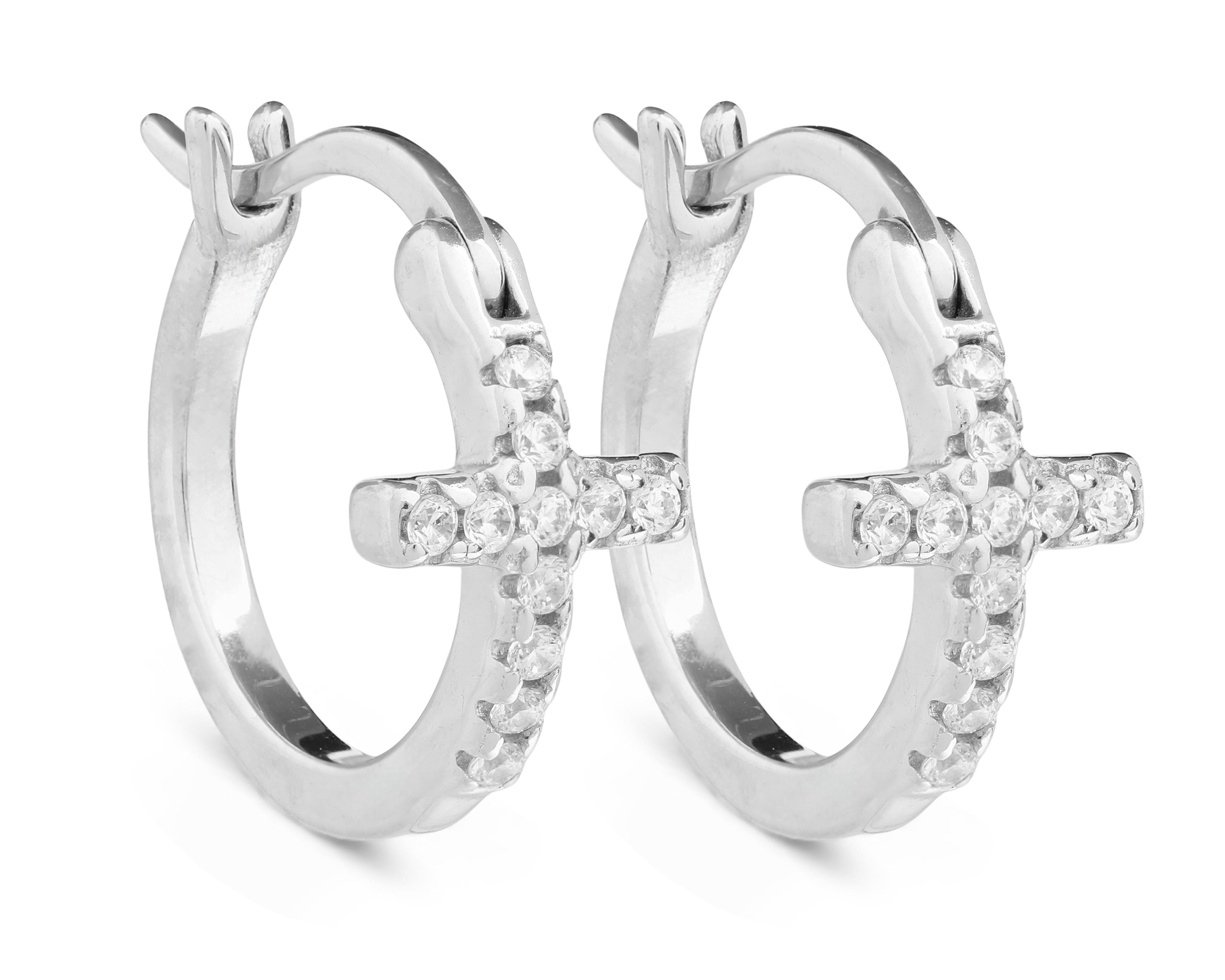 Foto 3 pulgar | Foto 2 | Arracadas de Plata Bestsilver