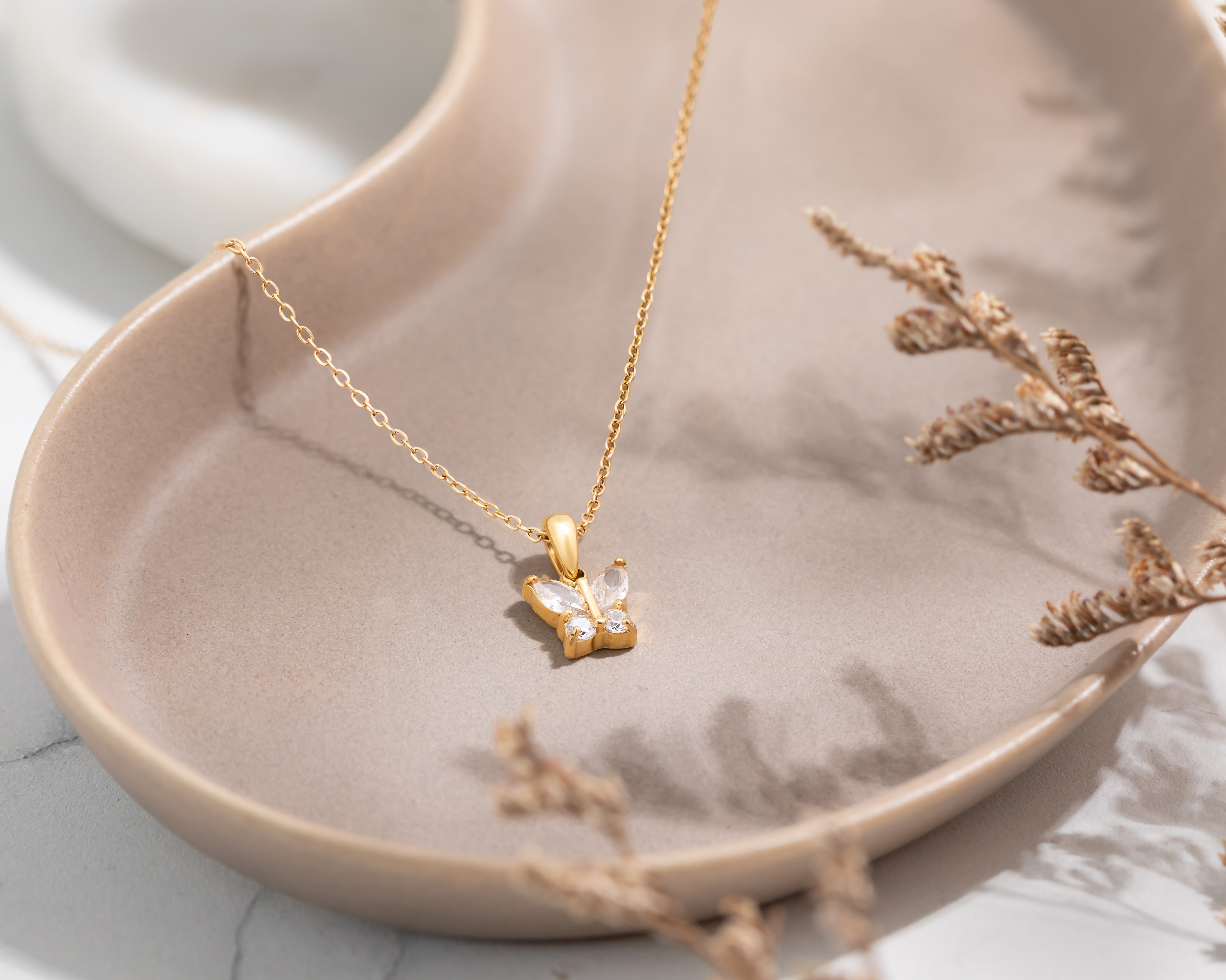 Foto 5 | Foto 5 | Collar de Acero Inoxidable con Chapa de Oro 18k Start