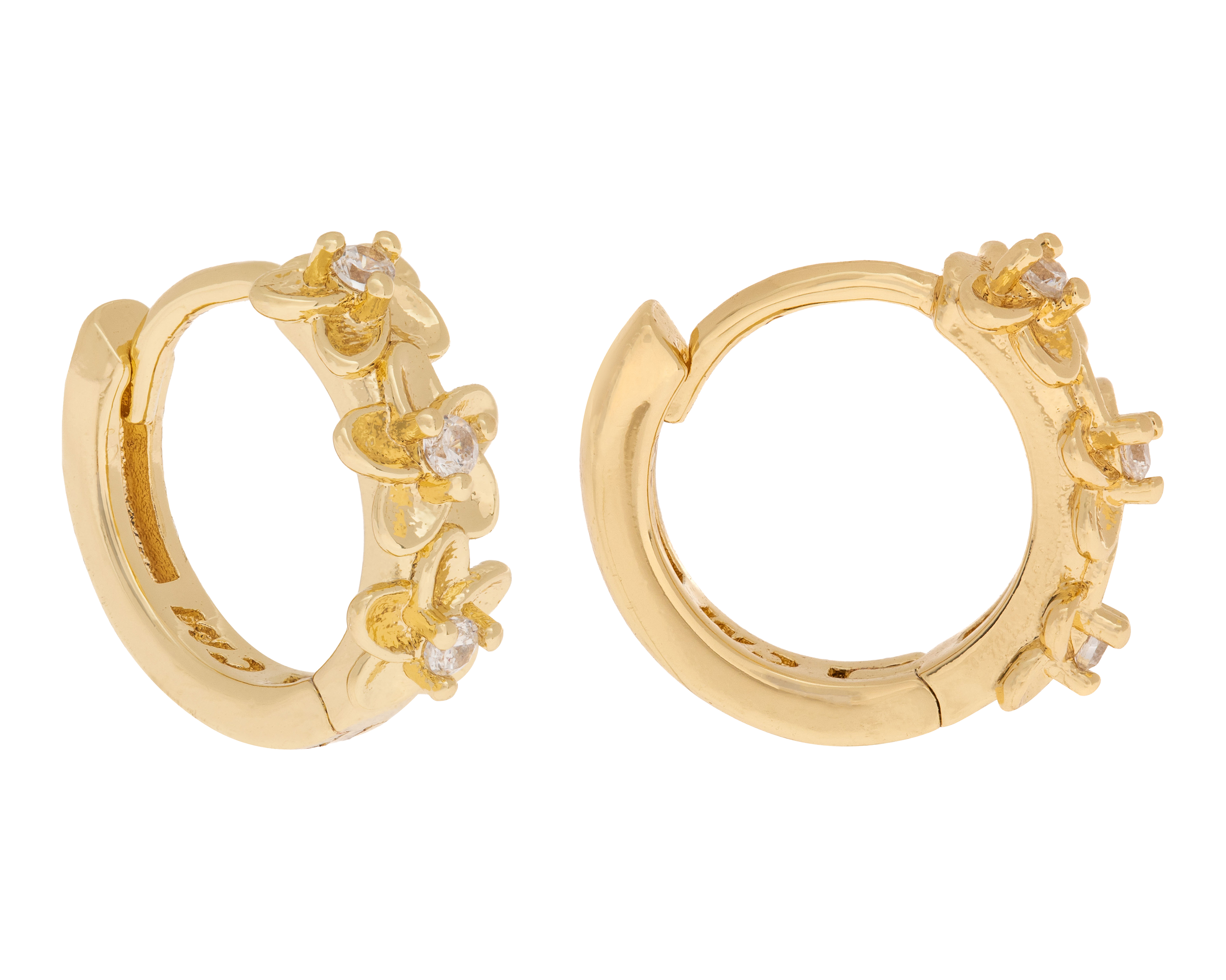 Foto 1 | Foto 1 | Aretes de Chapa de Oro Plafer