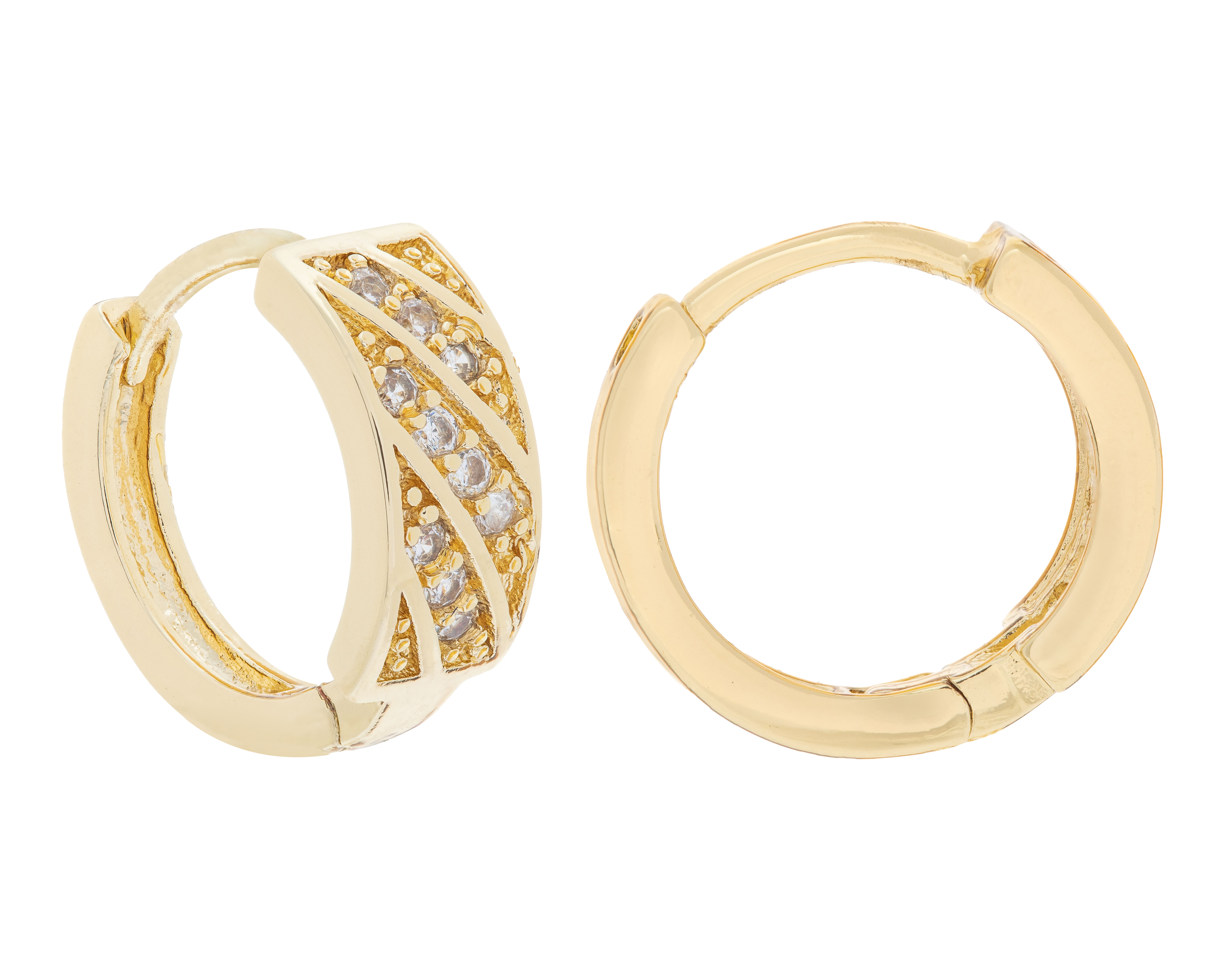 Foto 1 | Foto 1 | Aretes Chapa de Oro Plafer