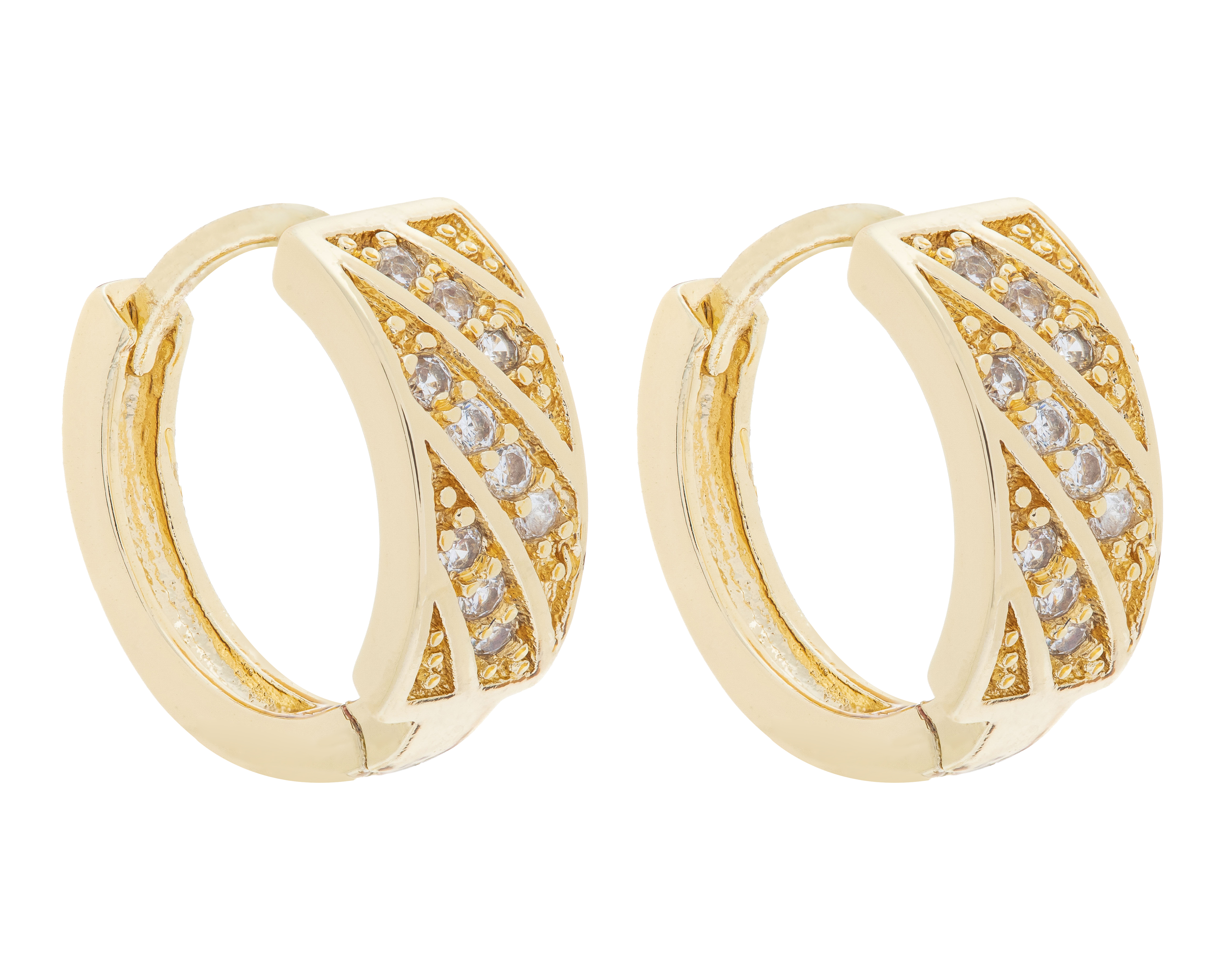 Foto 3 pulgar | Foto 2 | Aretes Chapa de Oro Plafer