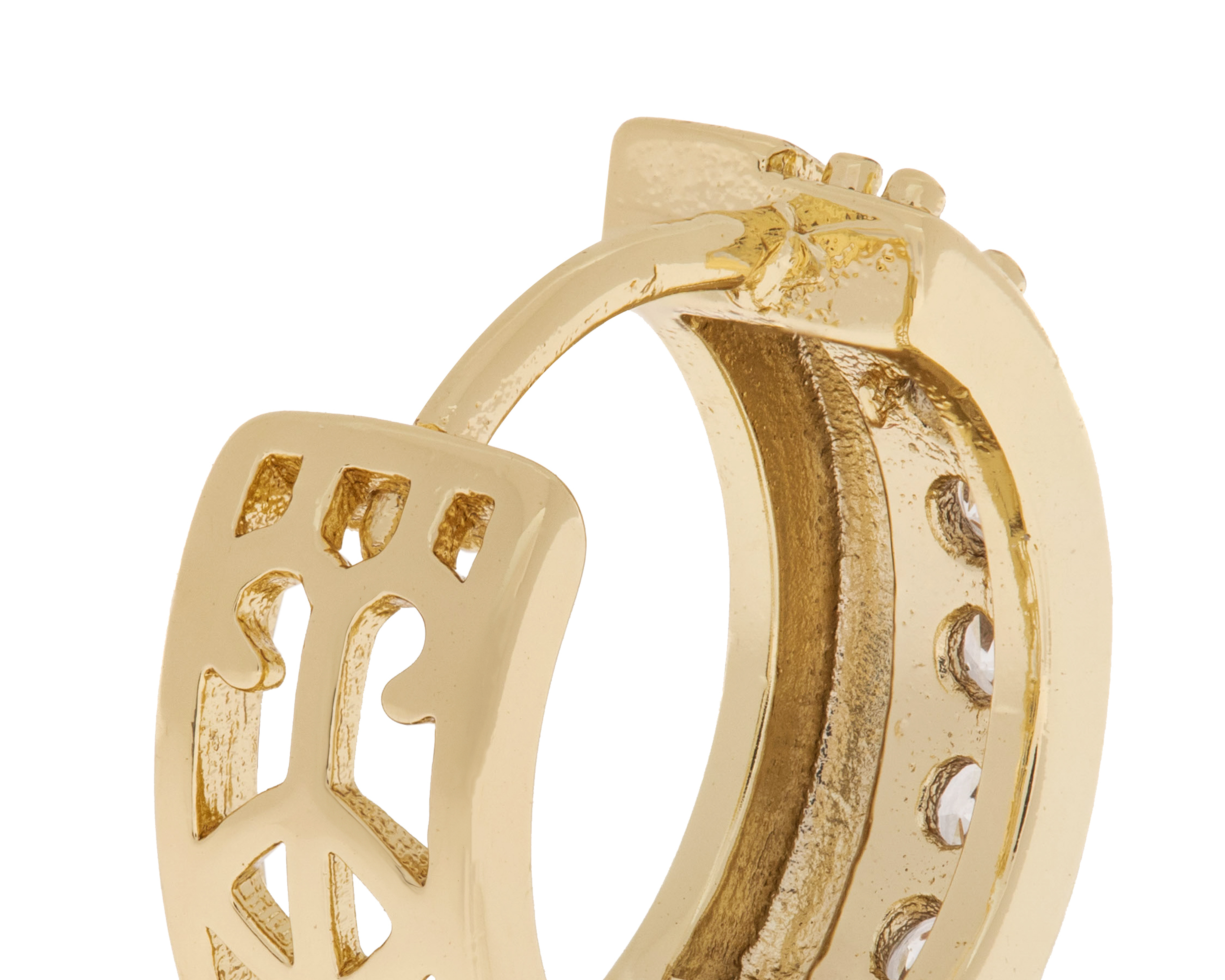 Foto 3 | Foto 3 | Aretes Chapa de Oro Plafer