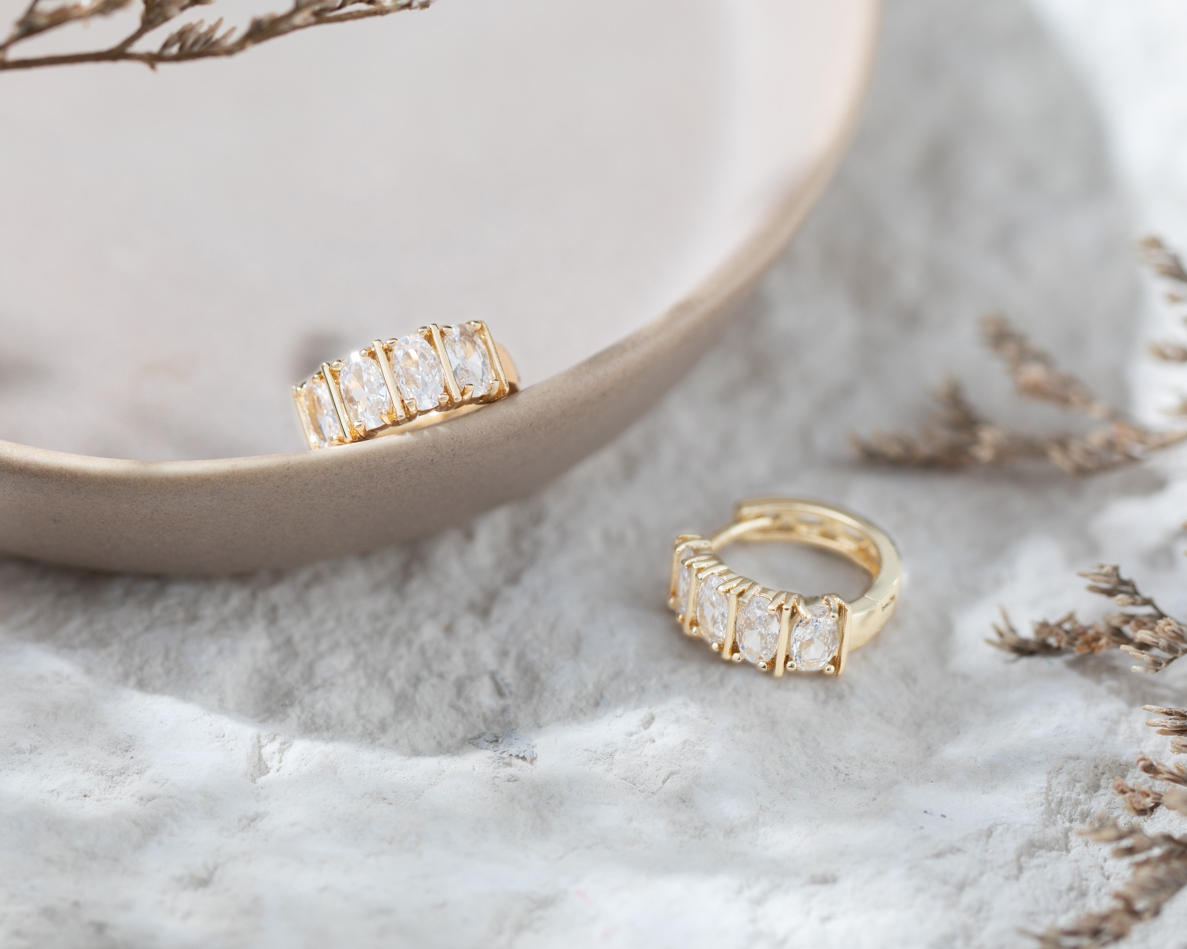 Foto 4 | Foto 4 | Aretes de Chapa de Oro Plafer