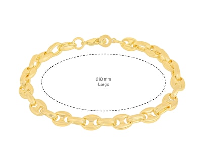 Foto 5 | Foto 5 | Pulsera Chapa de Oro Plafer