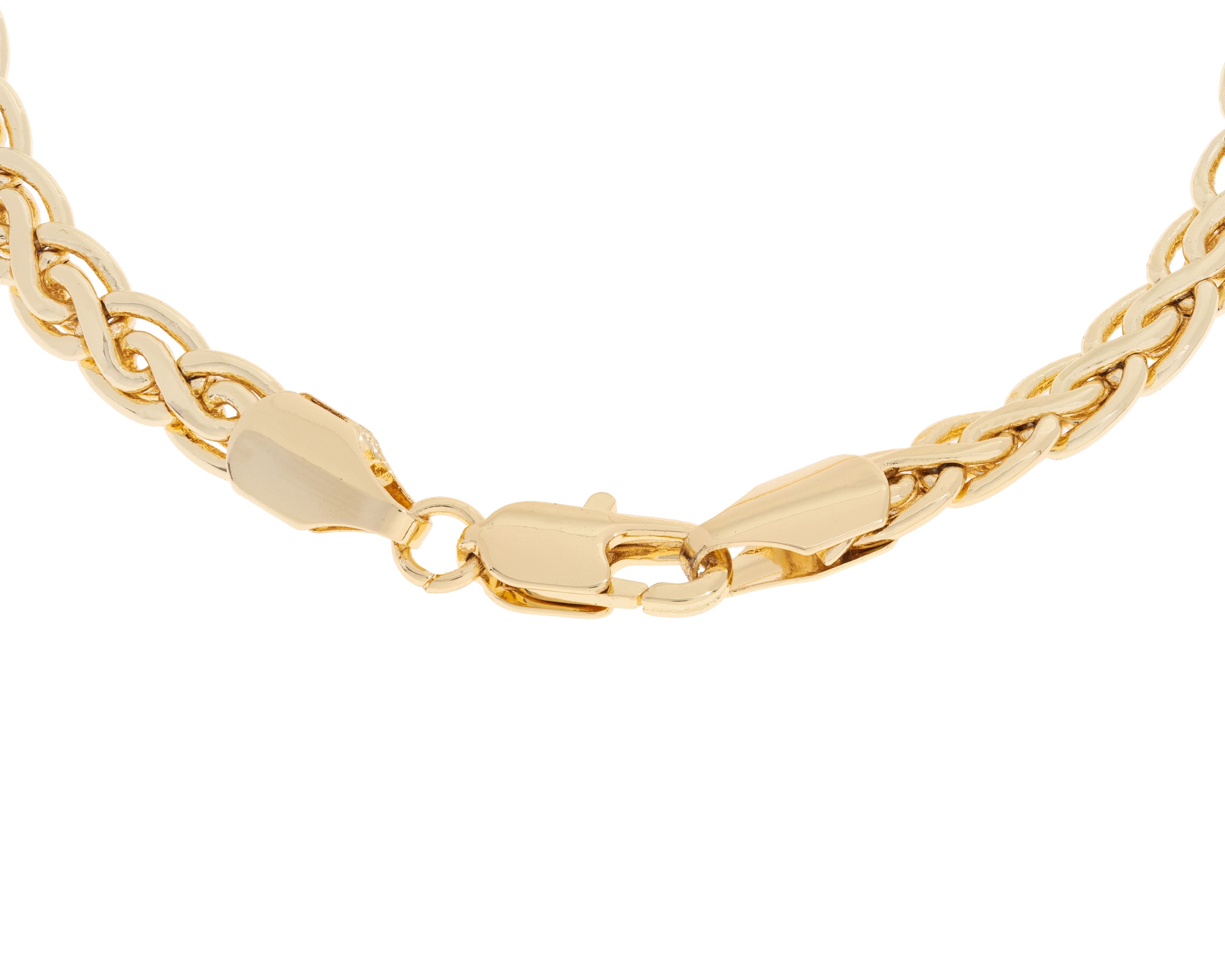 Foto 4 pulgar | Foto 3 | Pulsera de Chapa de Oro Plafer