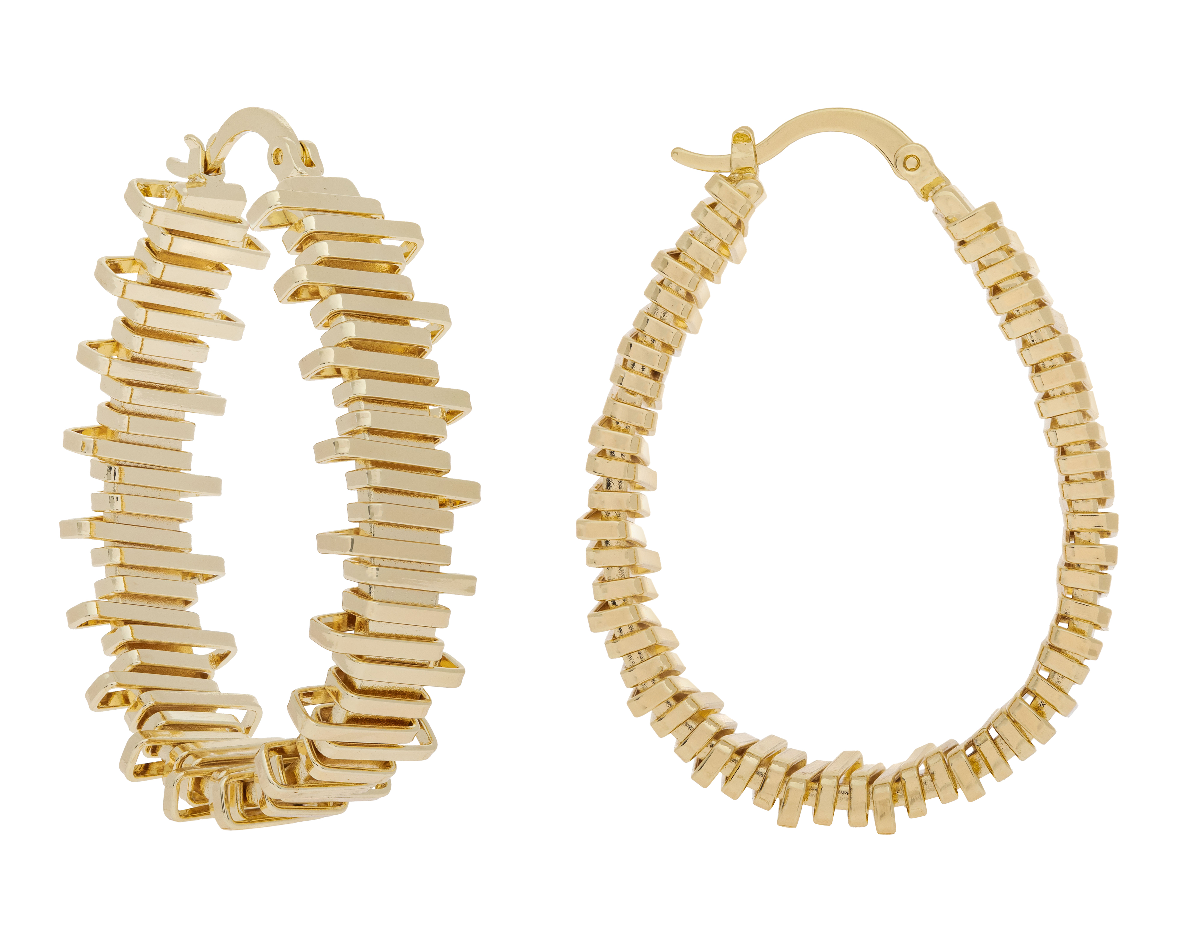 Foto 2 pulgar | Foto 1 | Arracadas Chapa de Oro Plafer