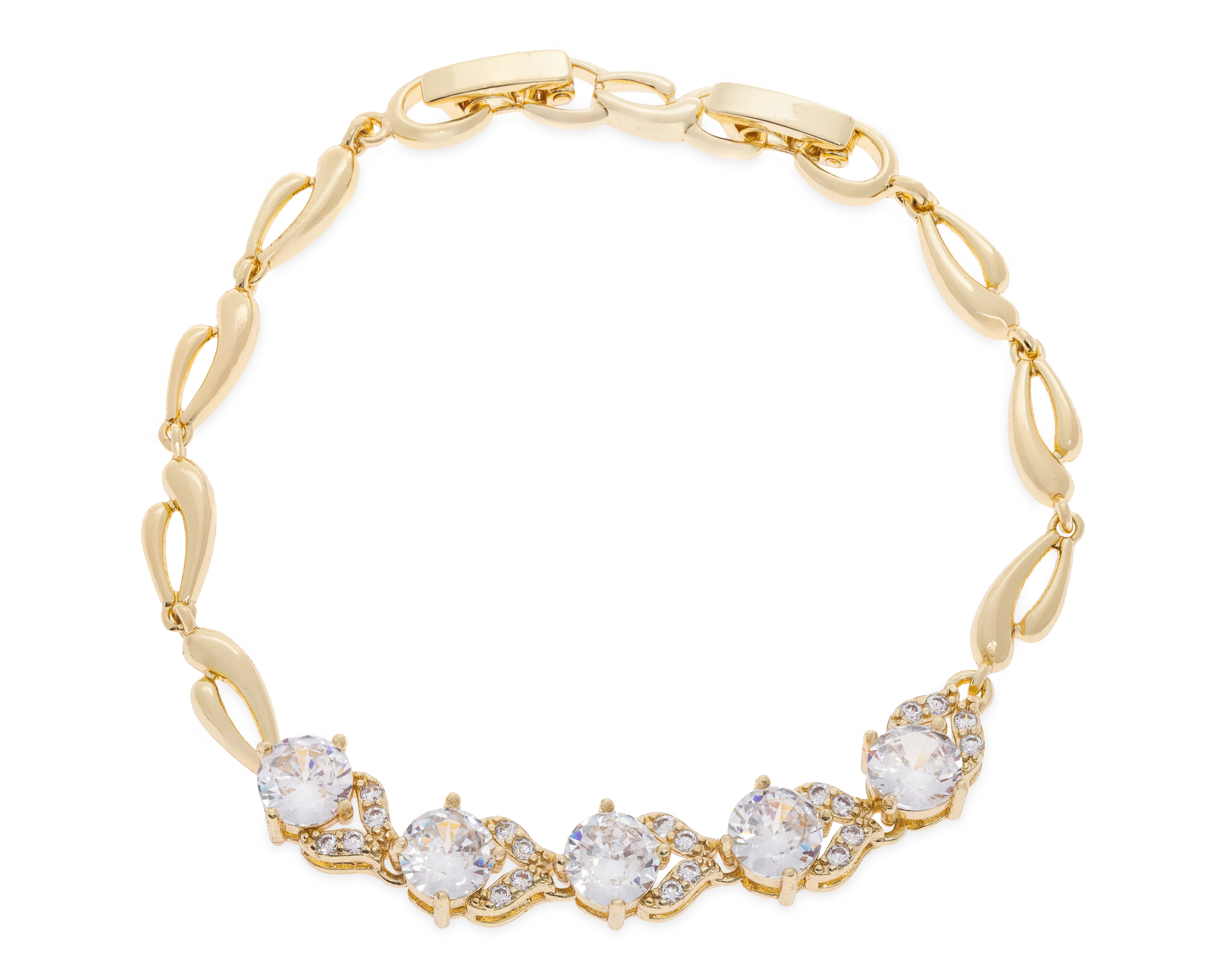 Pulsera Chapa de Oro Plafer