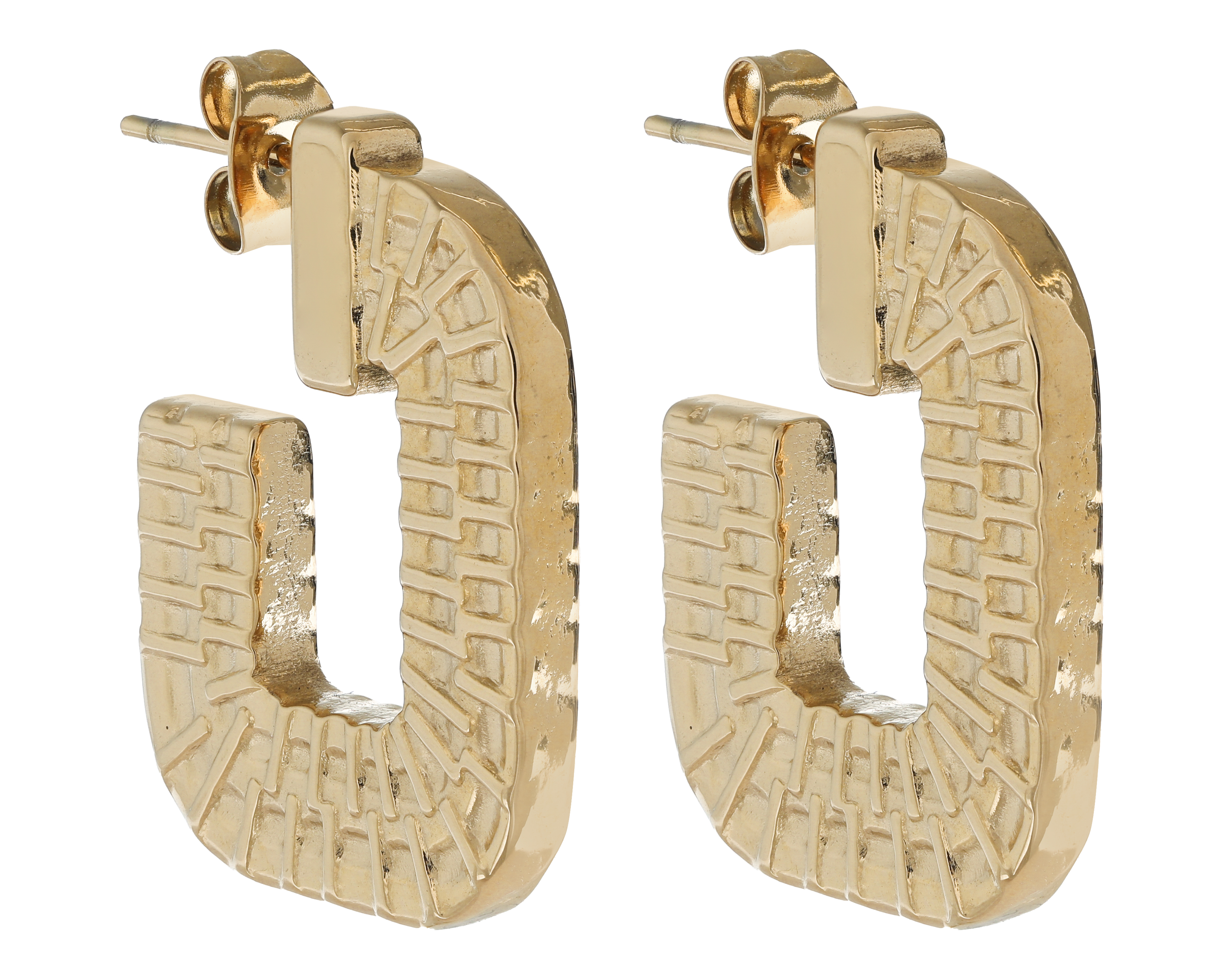 Foto 2 | Foto 2 | Arracadas Chapa de Oro 18k Jennifer Lopez