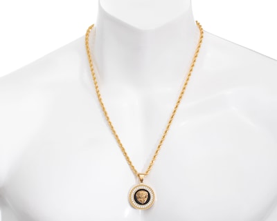 Foto 4 | Foto 4 | Collar Chapa de Oro Steeltime