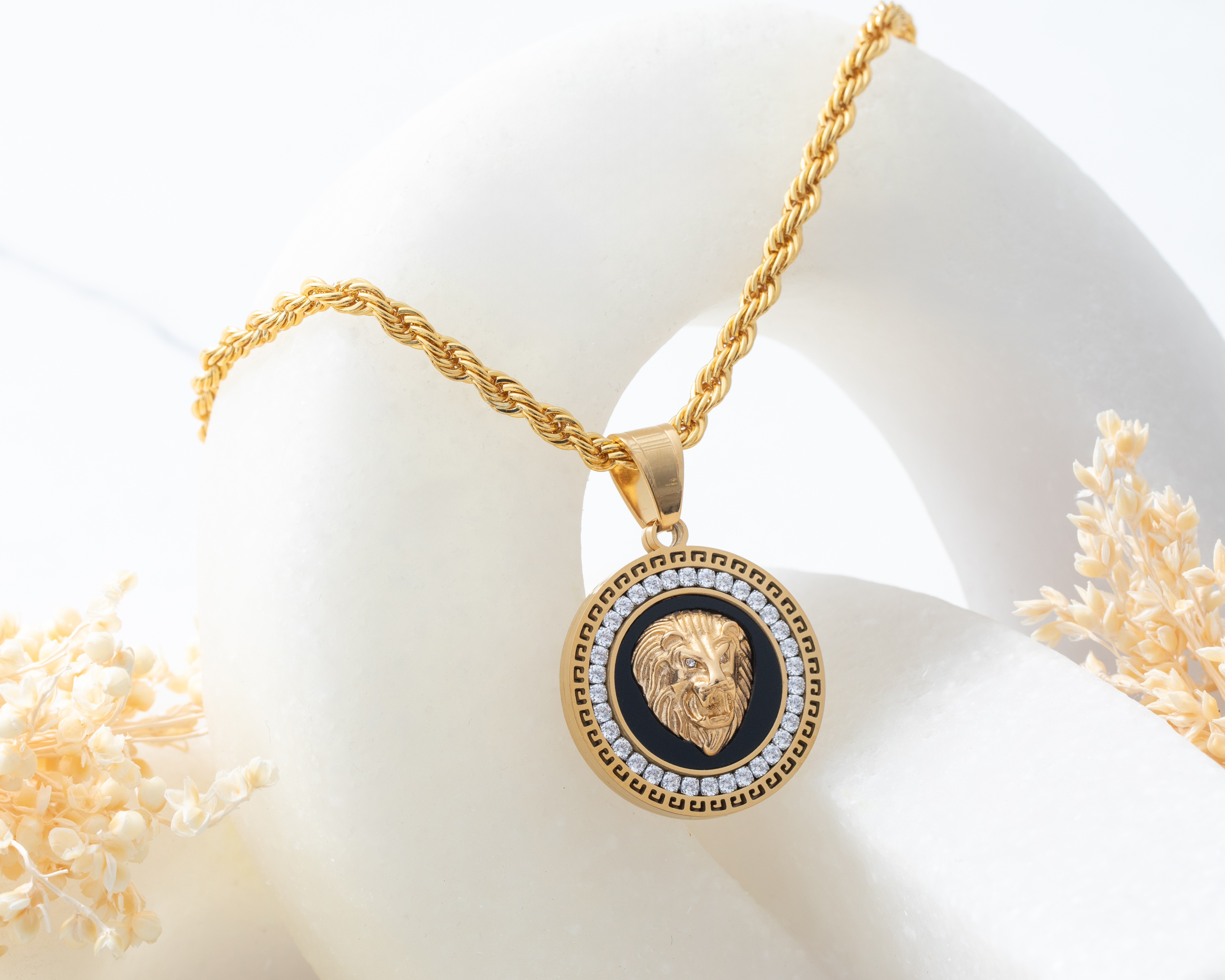 Foto 6 pulgar | Foto 5 | Collar Chapa de Oro Steeltime