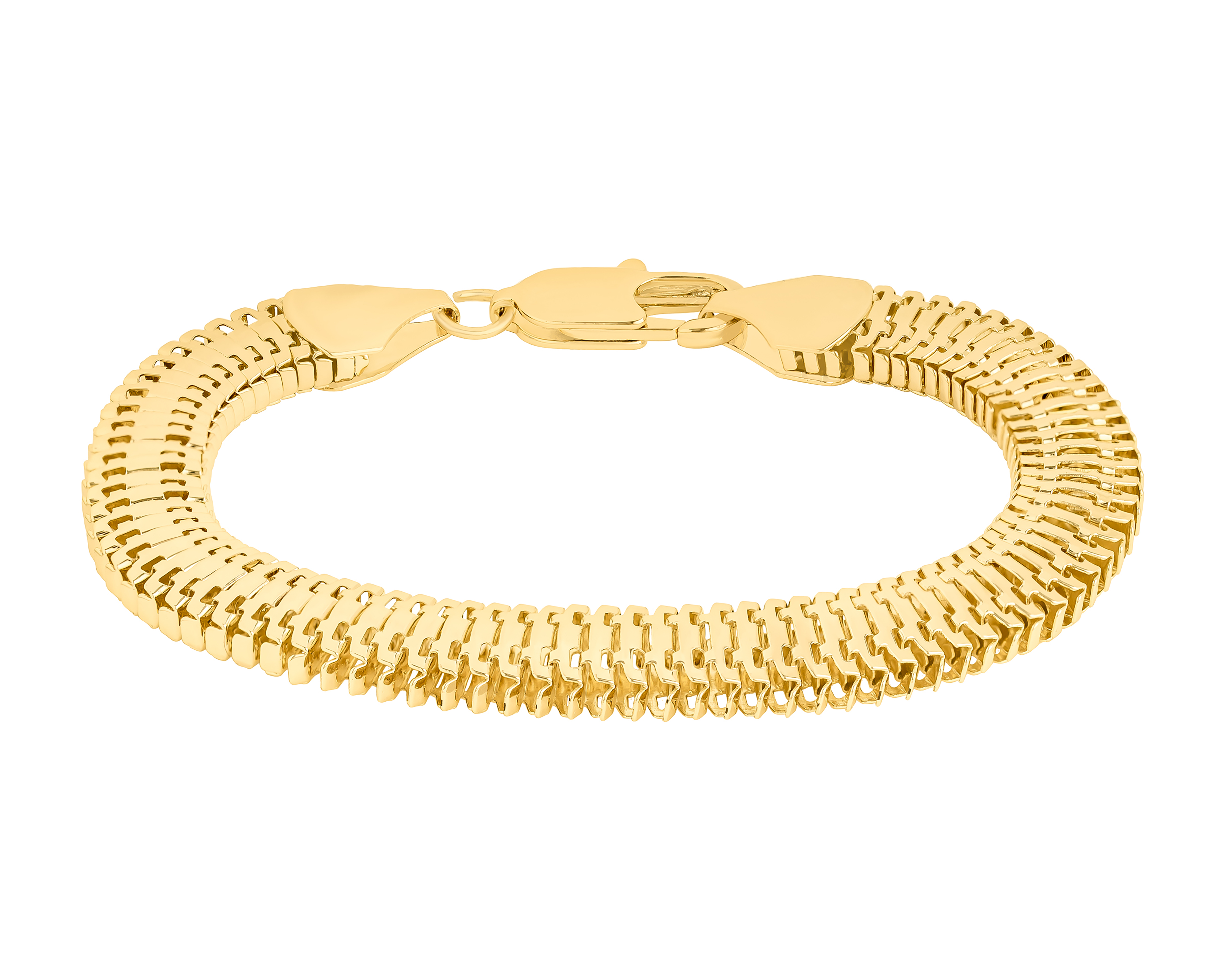 Pulsera Chapa de Oro Plafer