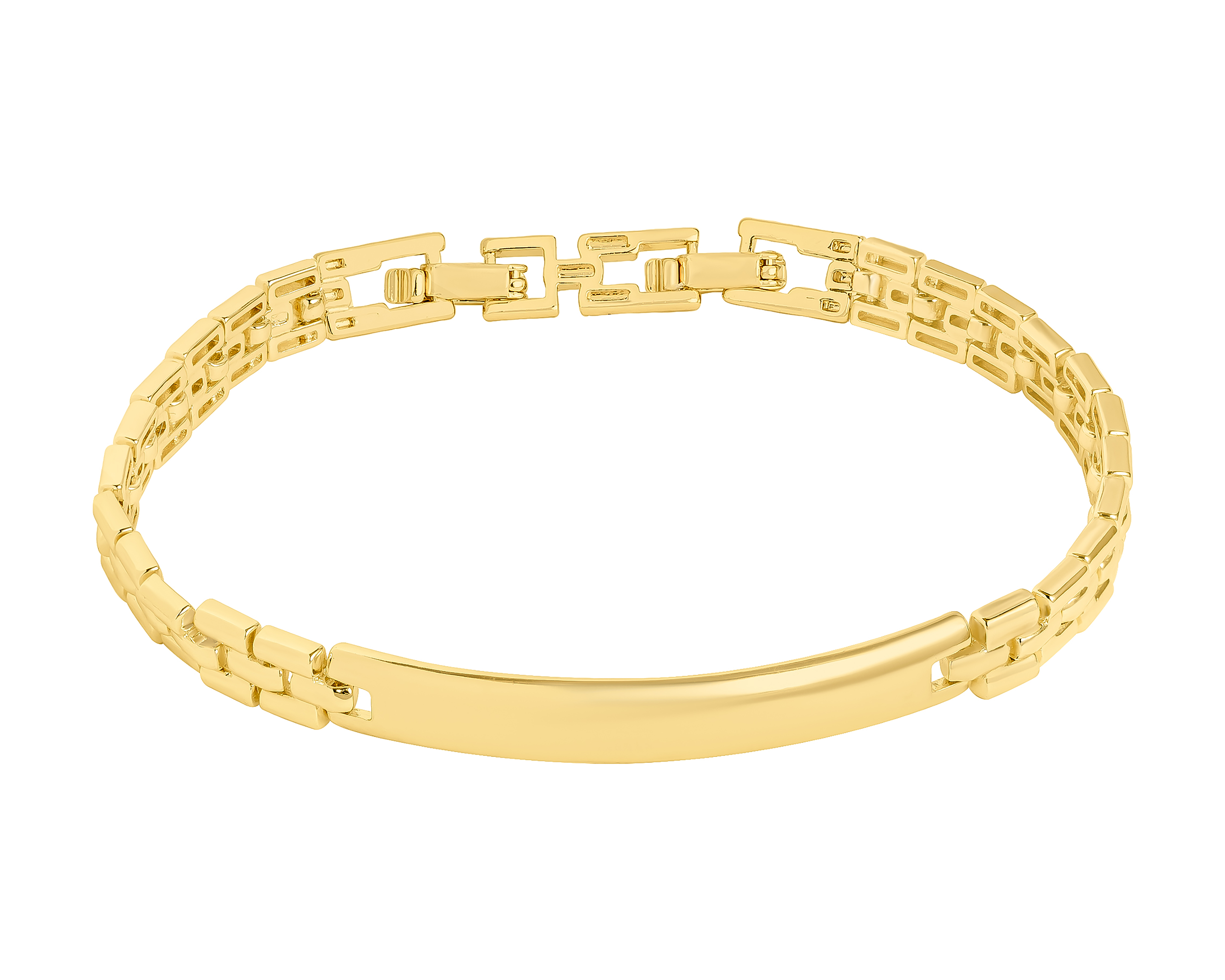 Pulsera de Chapa de Oro Plafer