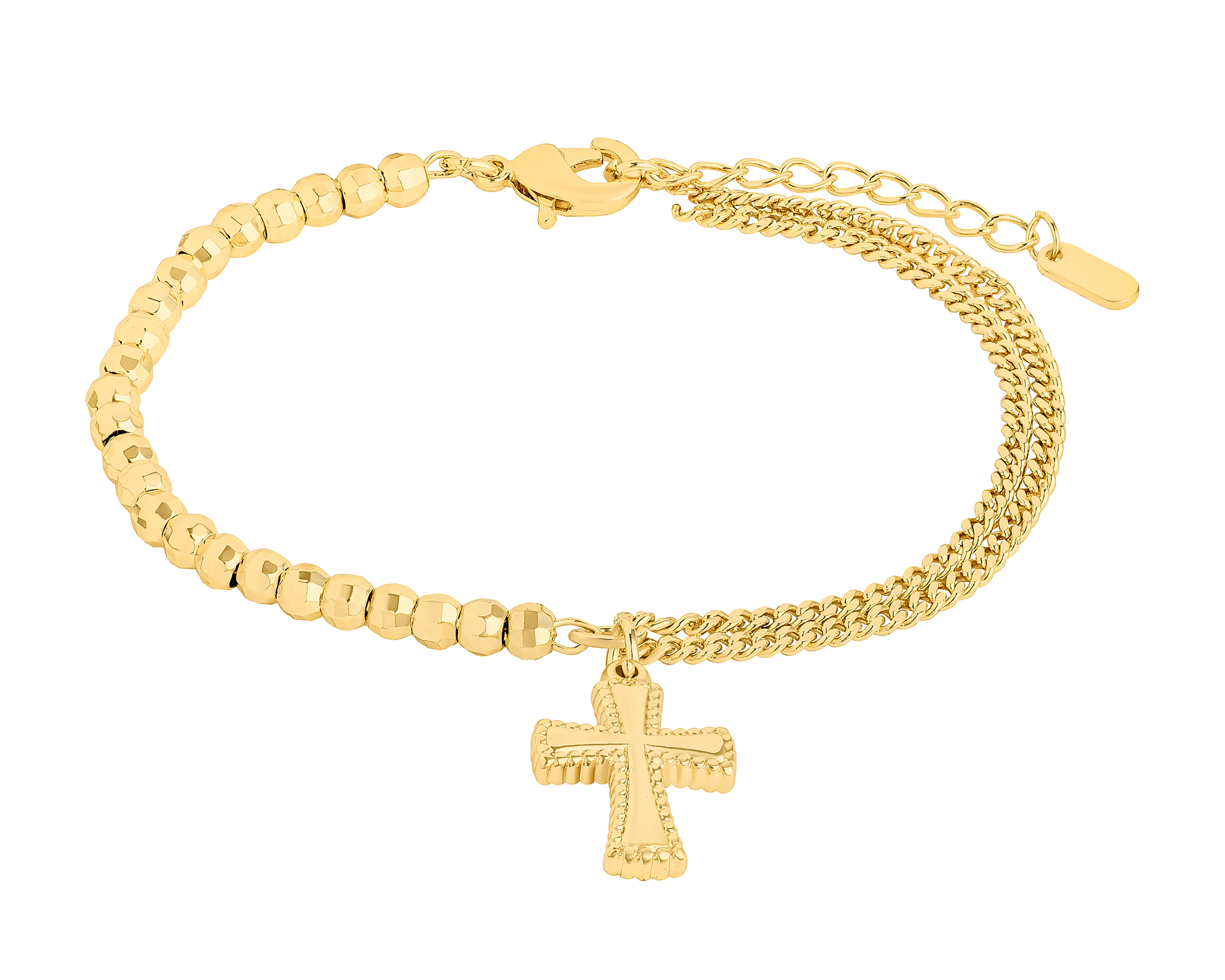 Pulsera Chapa de Oro Plafer