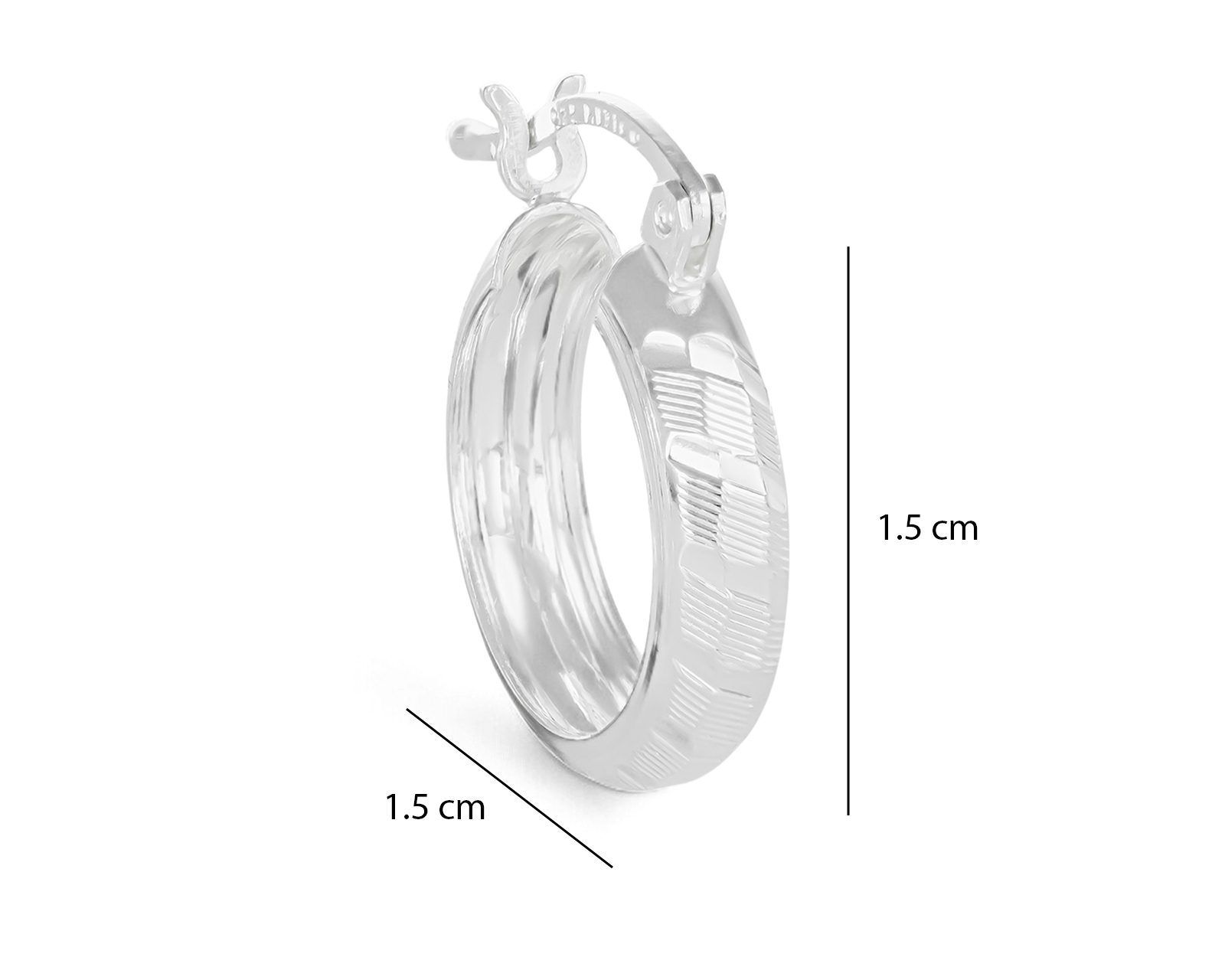 Foto 7 pulgar | Foto 6 | Arracadas de Plata .925 Sahara