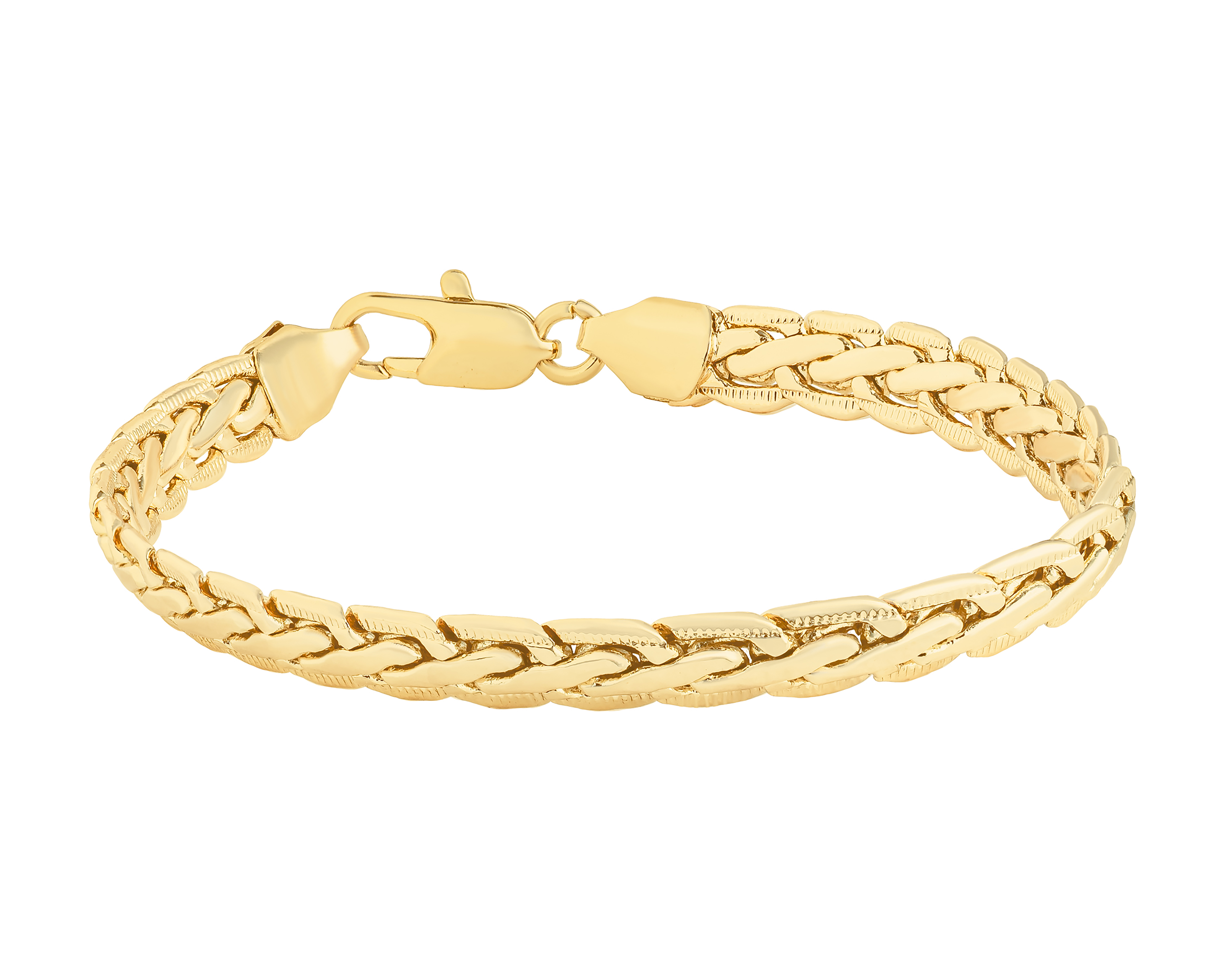 Pulsera Chapa de Oro Plafer