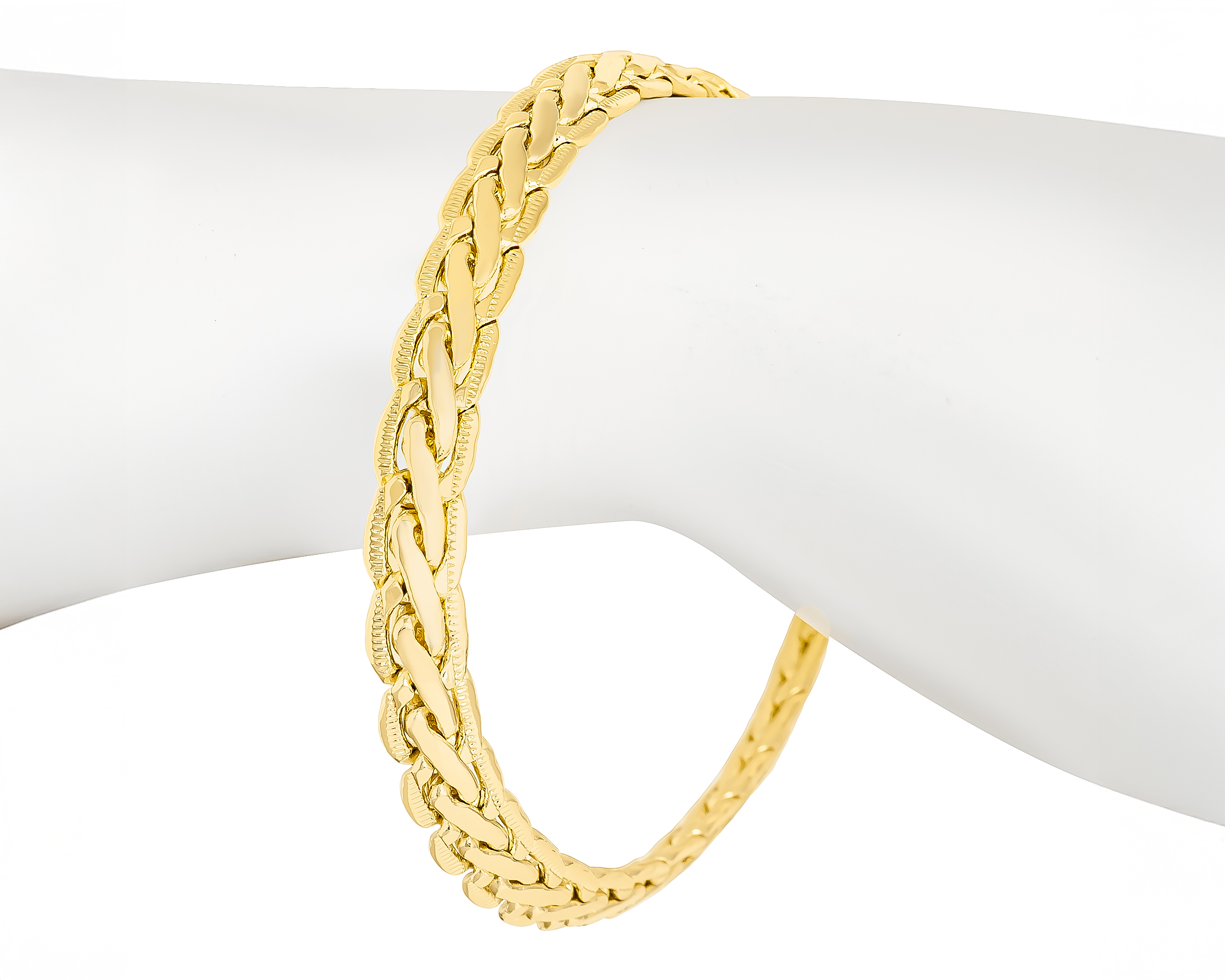 Foto 5 pulgar | Foto 4 | Pulsera Chapa de Oro Plafer