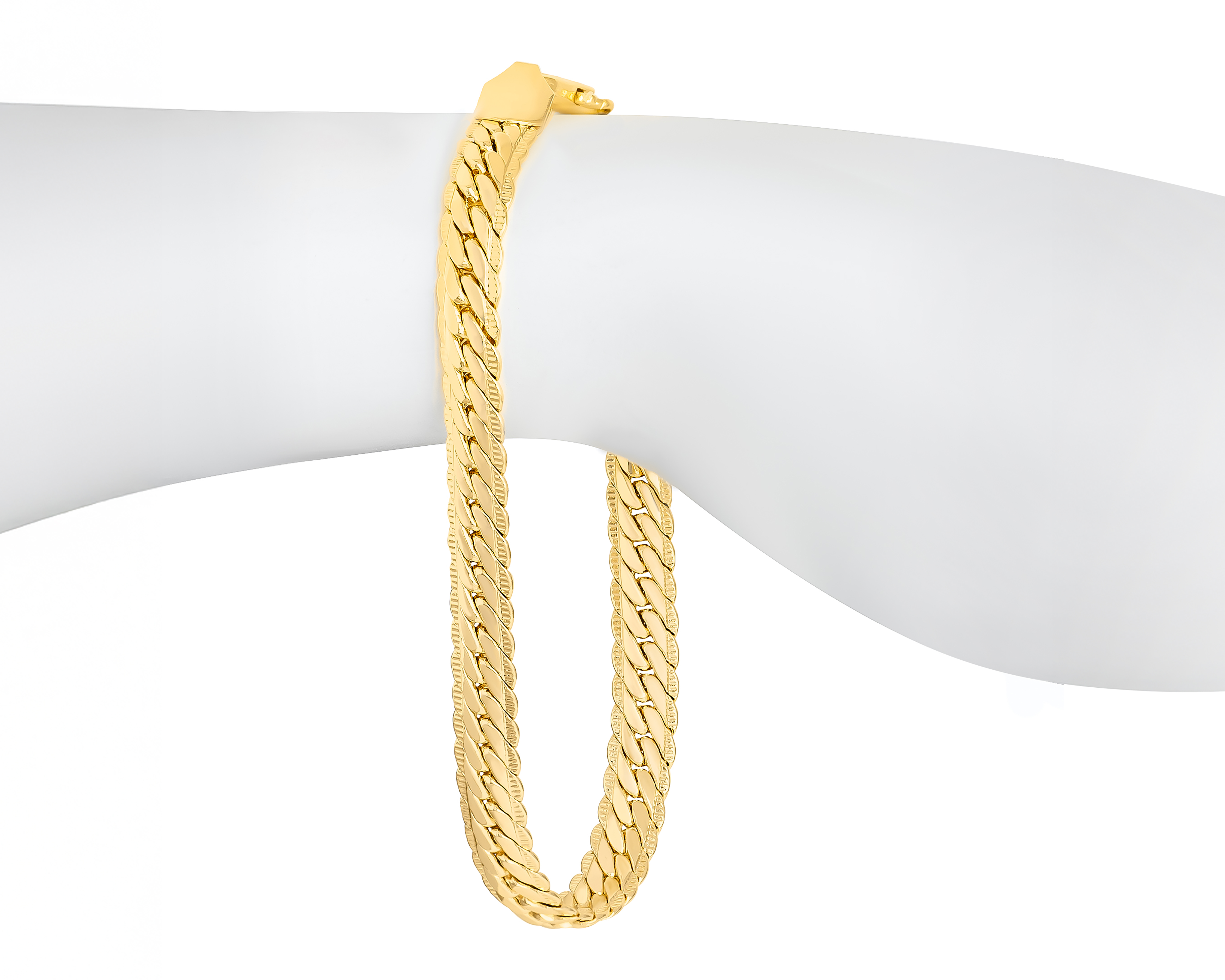 Foto 5 pulgar | Foto 4 | Pulsera Chapa de Oro Plafer